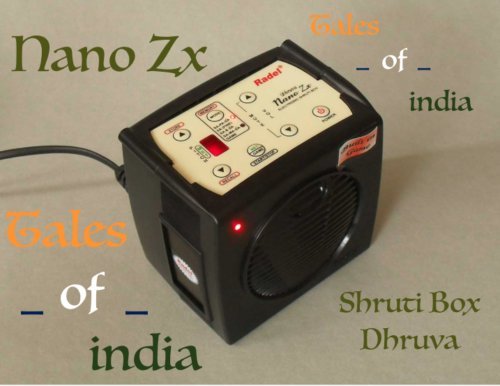 RADEL Dhruva Nano Zx Digital Shruti Box - Electronic Surpeti with Bag, Manual & Power Cord (PDI-AFJ) | Perfect for Indian Classical Music Practice, Meditation & Live Performances