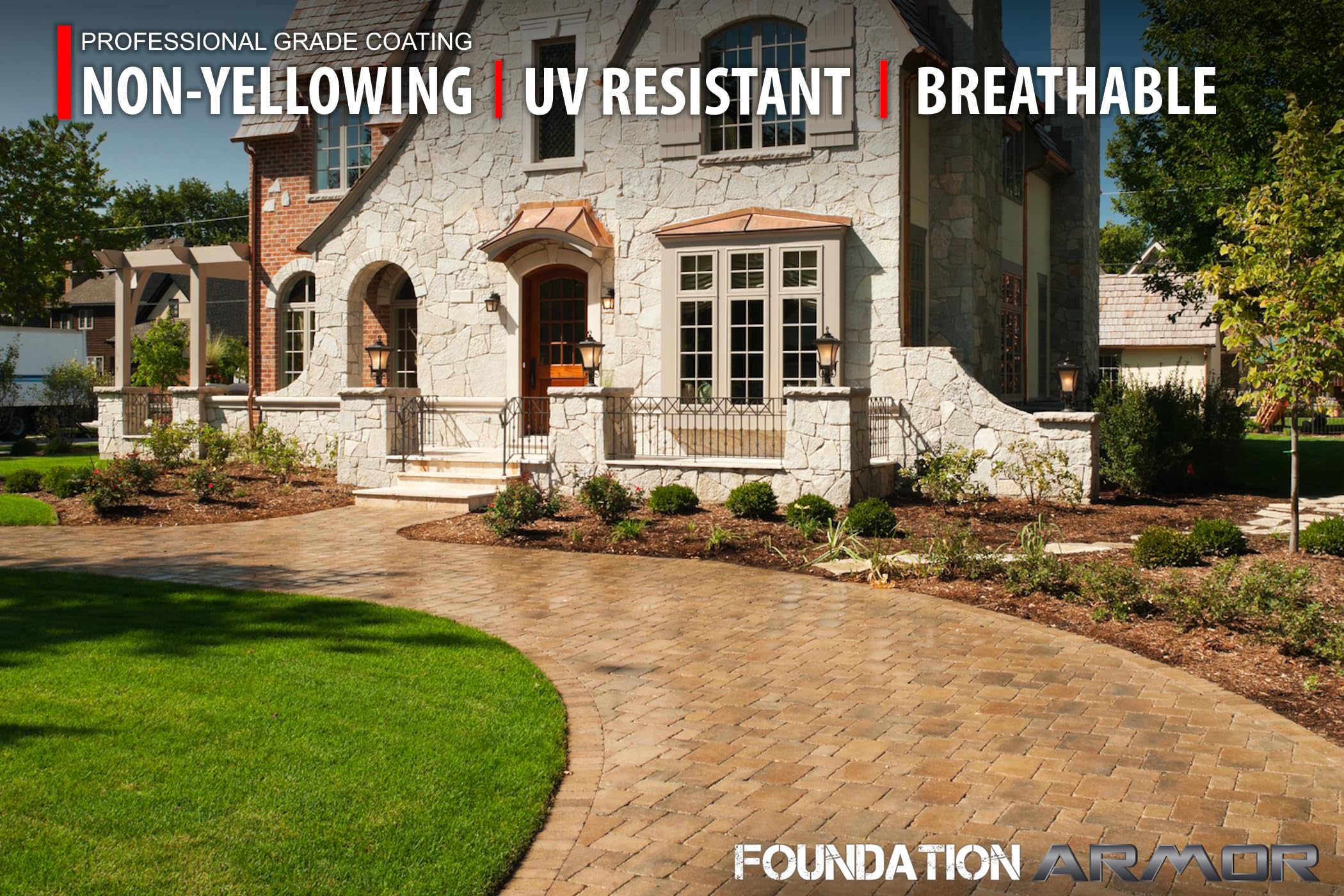 WB25 Water-Based High Gloss Acrylic Concrete & Paver Sealer - 16 oz Sample | Protects Driveways, Patios & Walkways | UV & Weather Resistant