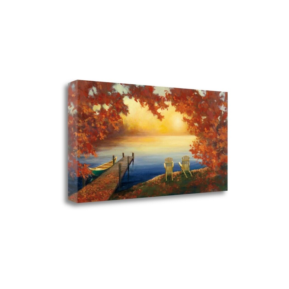 Autumn Glow Crop V.2 Giclee Print by Julia Purinton - Gallery Wrapped Canvas Art for Living Room, Bedroom & Office Decor