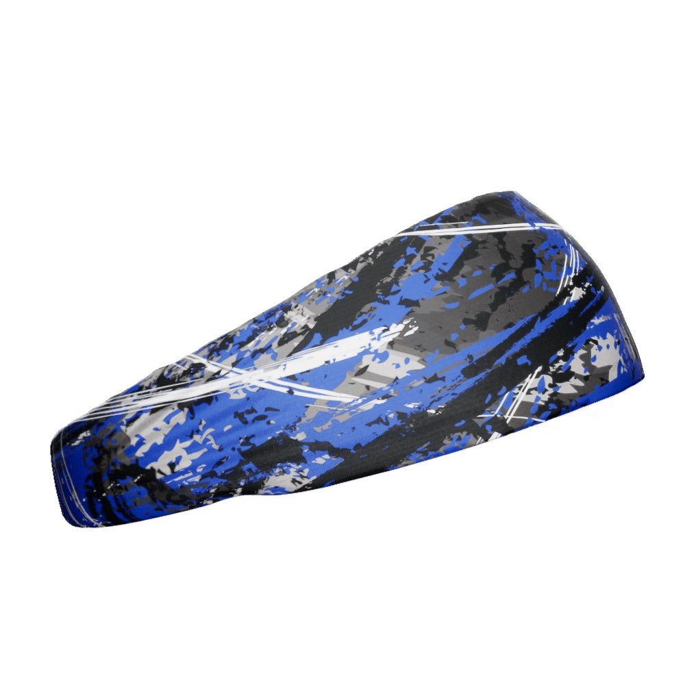 Wicked Blue Headband for Women & Men - Stylish & Comfortable Sports Headband for Running, Yoga, Workouts & Outdoor Activities