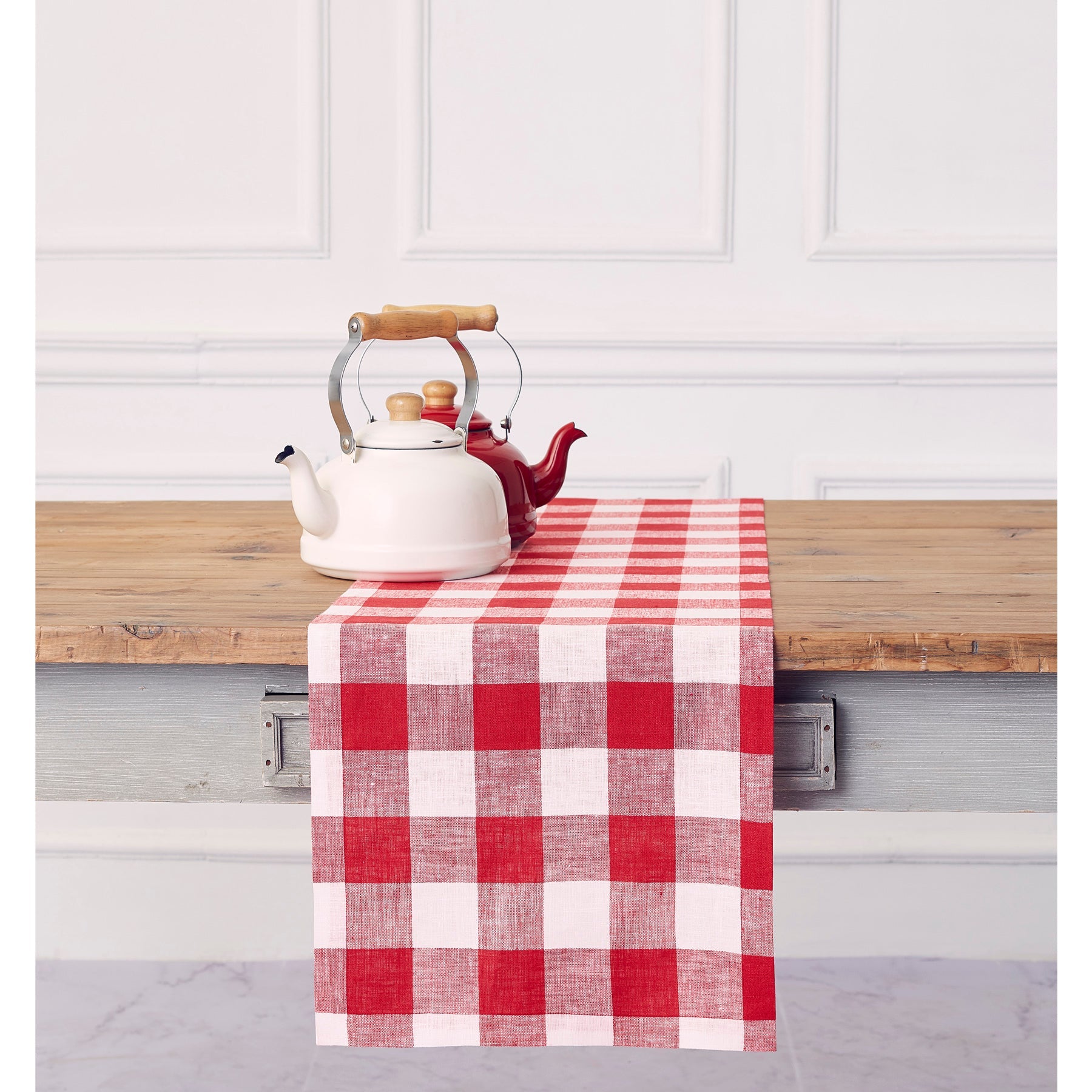 Buffalo Check Table Runner - Classic Red and Black Plaid Table Decor for Christmas, Thanksgiving & Farmhouse Dining - Perfect for Holiday Parties & Rustic Home Decor