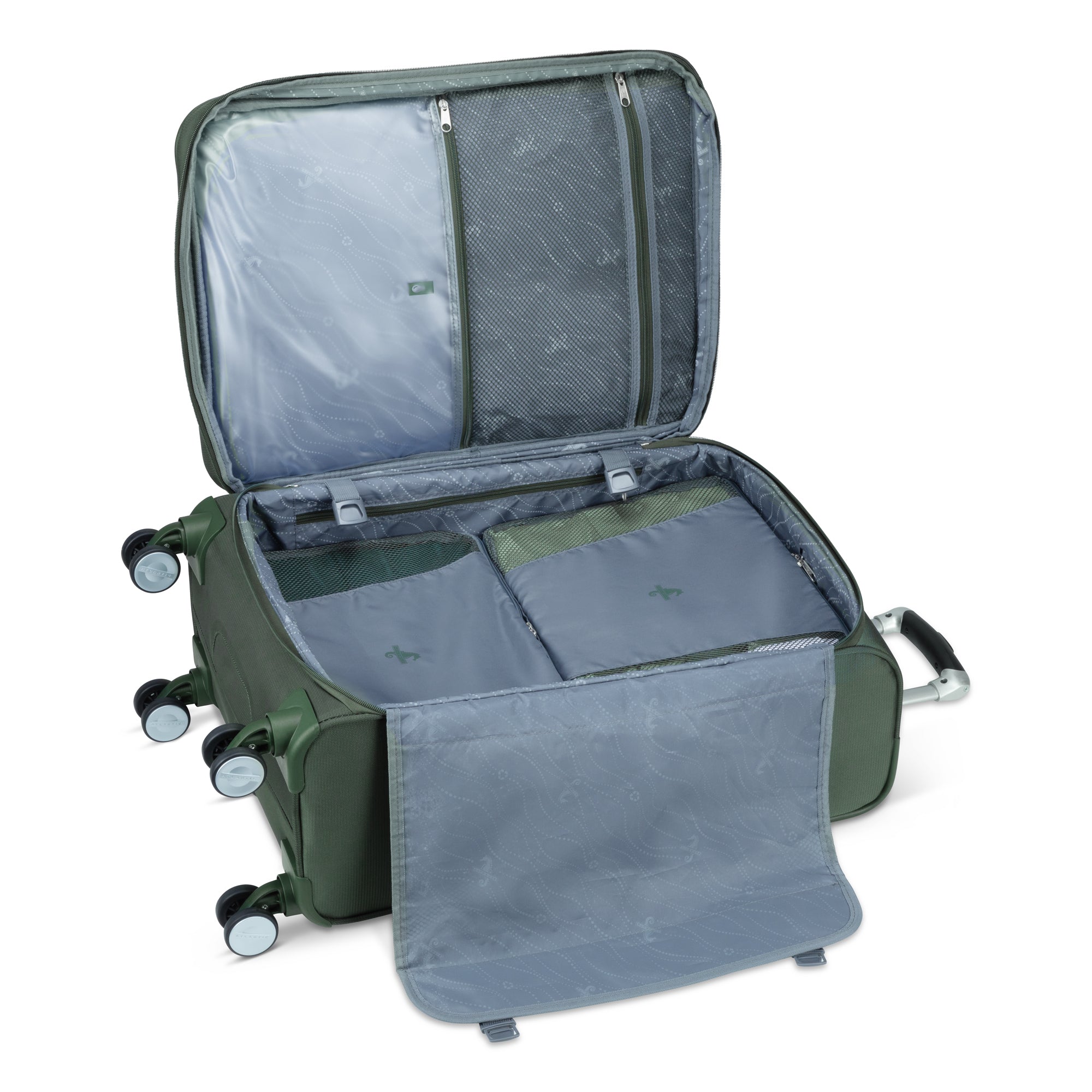 Atlantic Sailbound 3-Piece Luggage Set - Lightweight Spinner Suitcase with TSA Lock for Travel, Vacation & Business Trips (Carry-On, Medium & Large)
