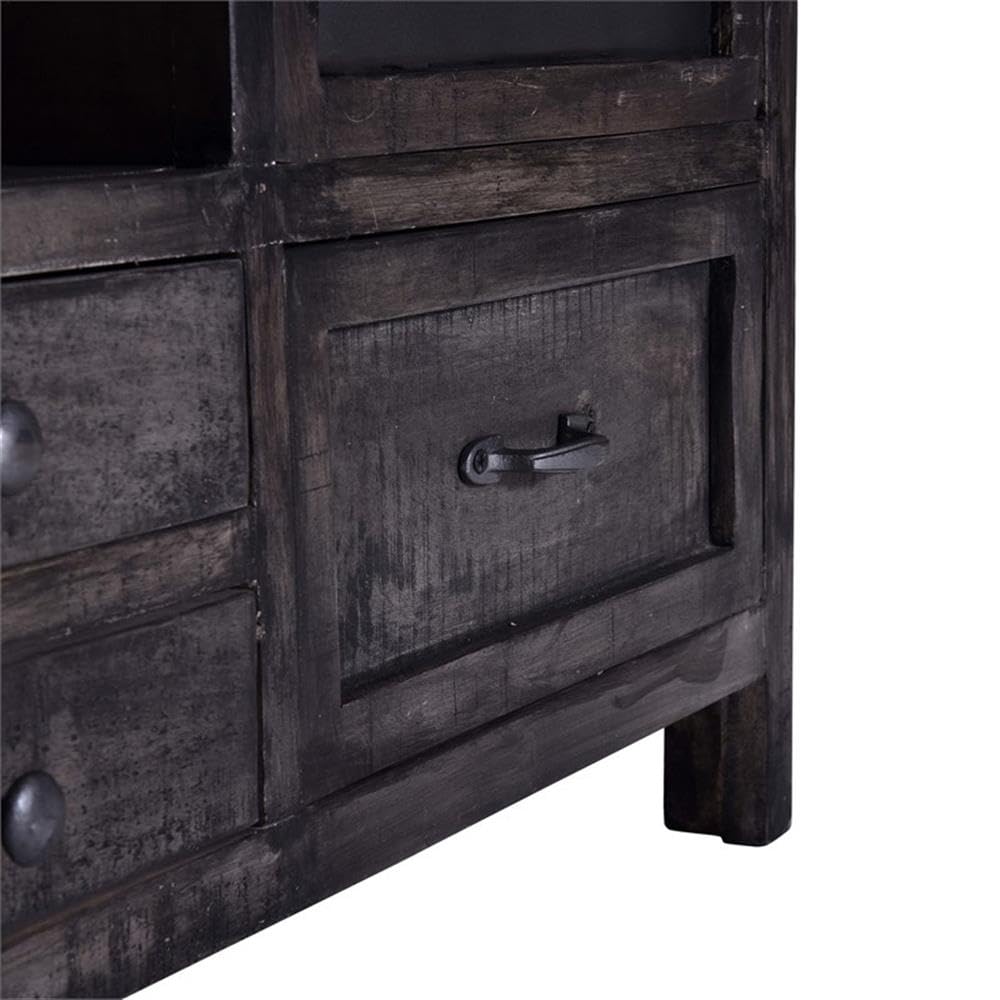 Progressive Furniture Layover Console Table - Modern Gray Entryway Sofa Table with Storage Shelf - Perfect for Hallway, Living Room & Small Spaces