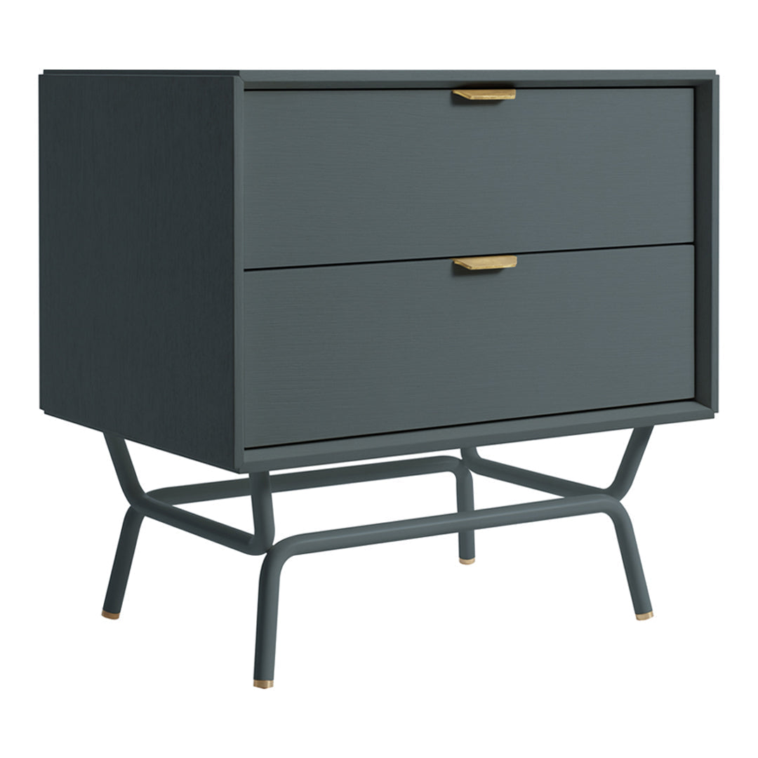 Modern Blu Dot Dang Nightstand - Minimalist Bedside Table with Storage Shelf | Perfect for Small Spaces, Bedrooms & Apartments