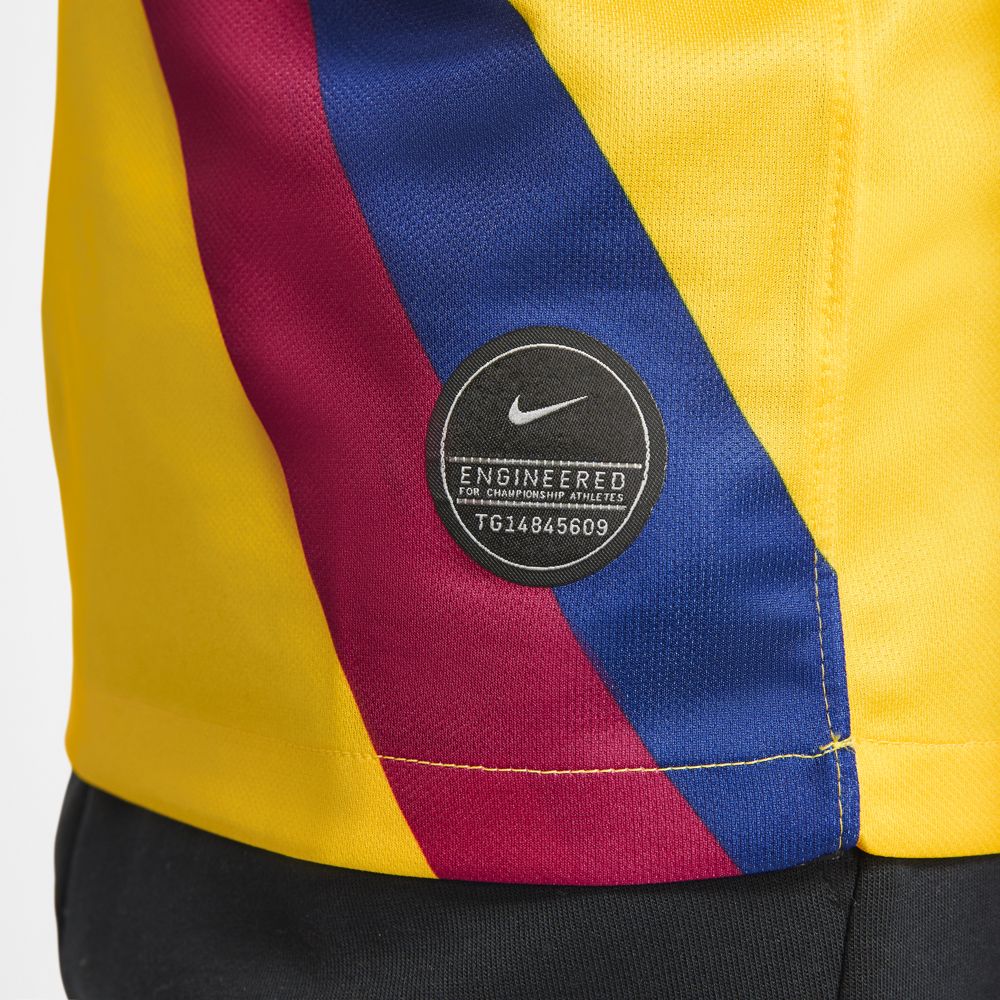Nike FC Barcelona 2019/20 Stadium Away Big Kids' Soccer Jersey - Official Replica Jersey for Youth Soccer Fans - Perfect for Match Days, Training & Fan Events