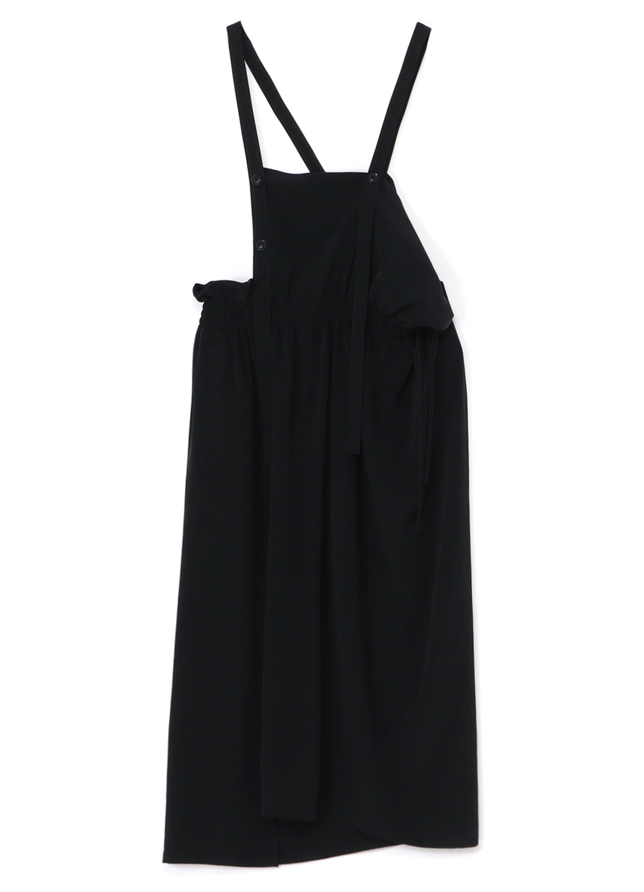 Elegant Crepe de Chine Gathered Jumper Dress for Women - Perfect for Casual Outings, Office Wear & Special Occasions