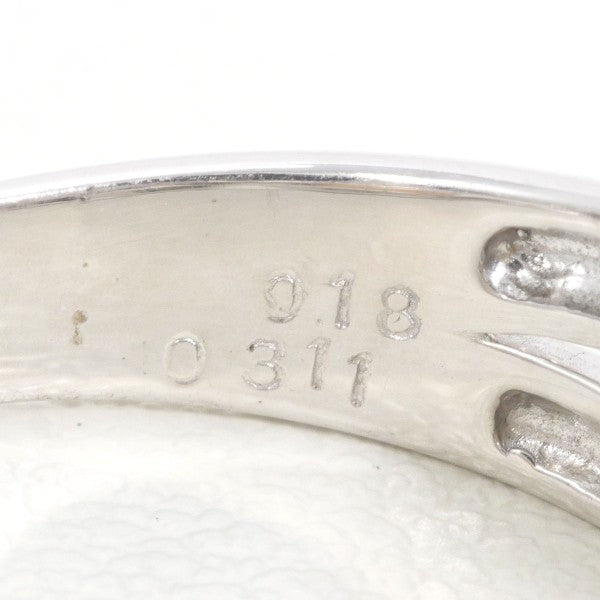 18K White Gold & Pink Gold Diamond Ring - 9.2g Elegant Wedding Band, Anniversary Gift for Her, Perfect for Engagement & Special Occasions