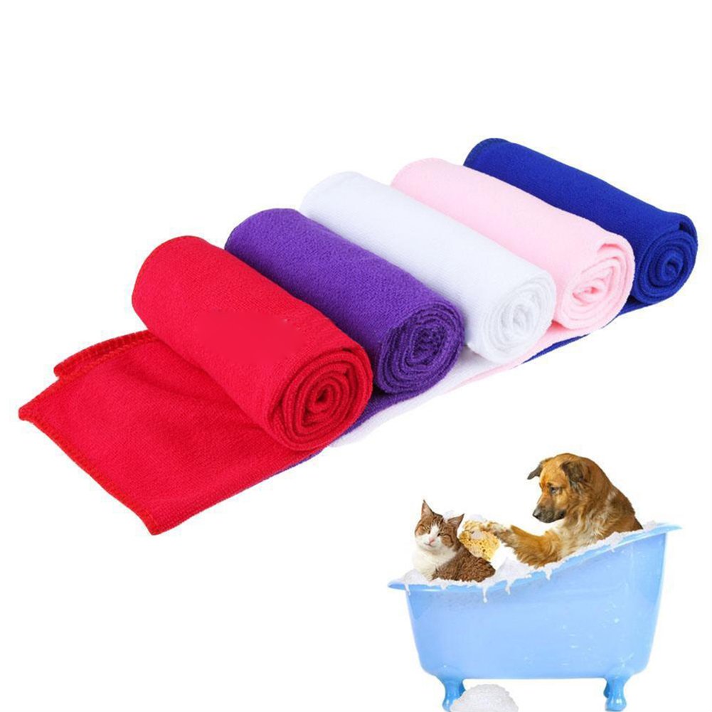 Premium 30x70cm Microfiber Pet Bath Towel - Super Absorbent, Quick Drying & Ultra Soft for Dogs & Cats - Perfect for Grooming, Bath Time & Spa Days