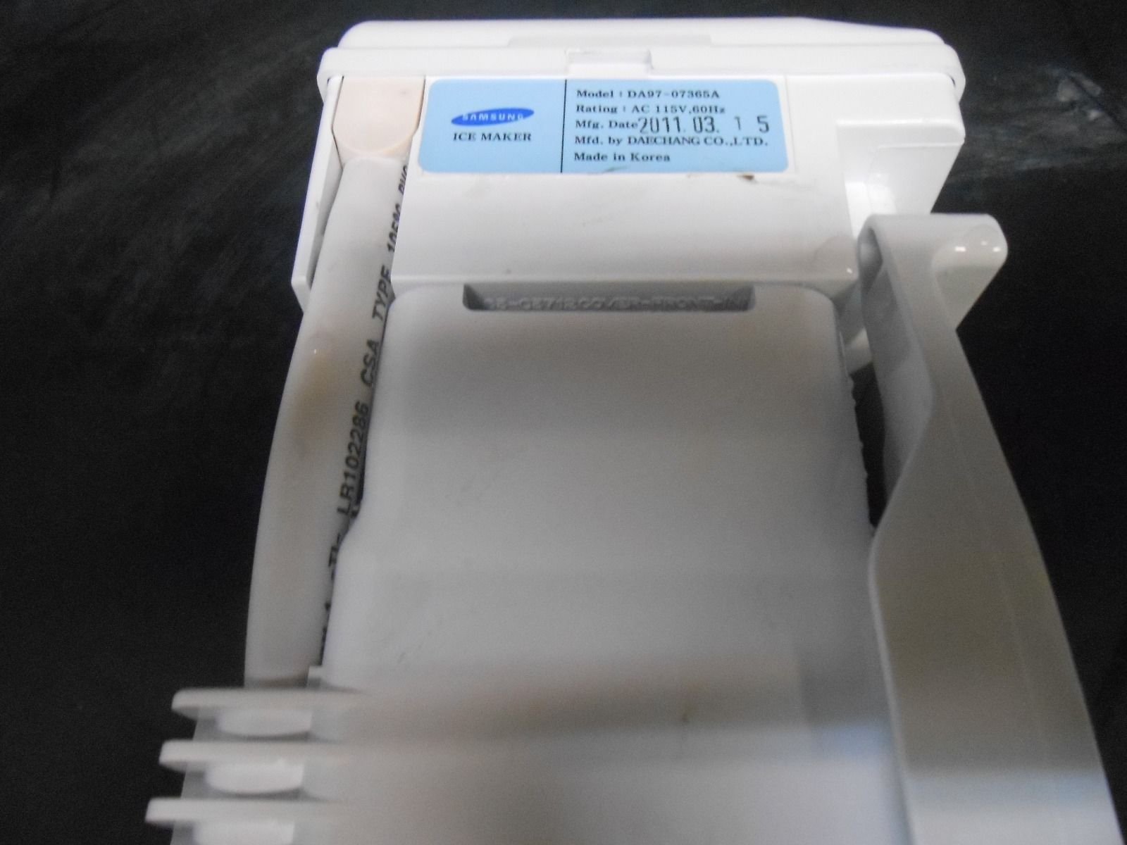 Samsung Refrigerator Ice Maker Assembly DA97-07365A DA97-07365G Replacement Part for RFG297HDWP/XAA - Perfect for Kitchen Appliance Repair & Ice Production
