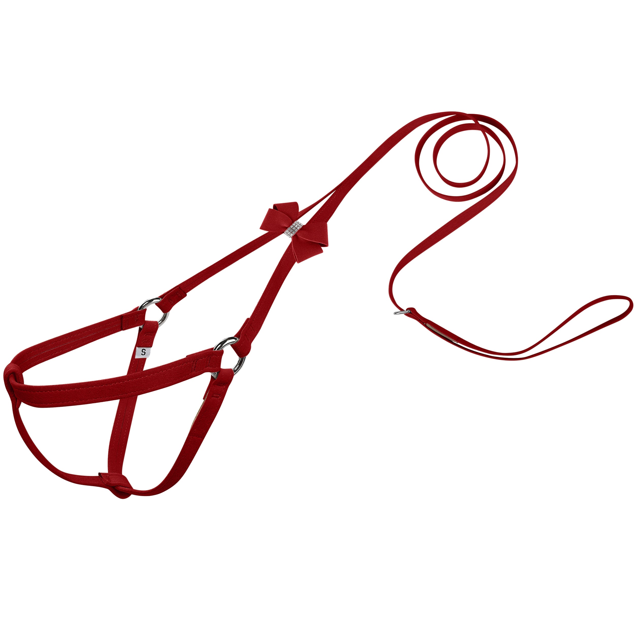 Nouveau Bow Step N Go Dog Leash Harness - Adjustable No-Pull Pet Harness for Small Medium Large Dogs - Perfect for Walking, Training, and Outdoor Adventures