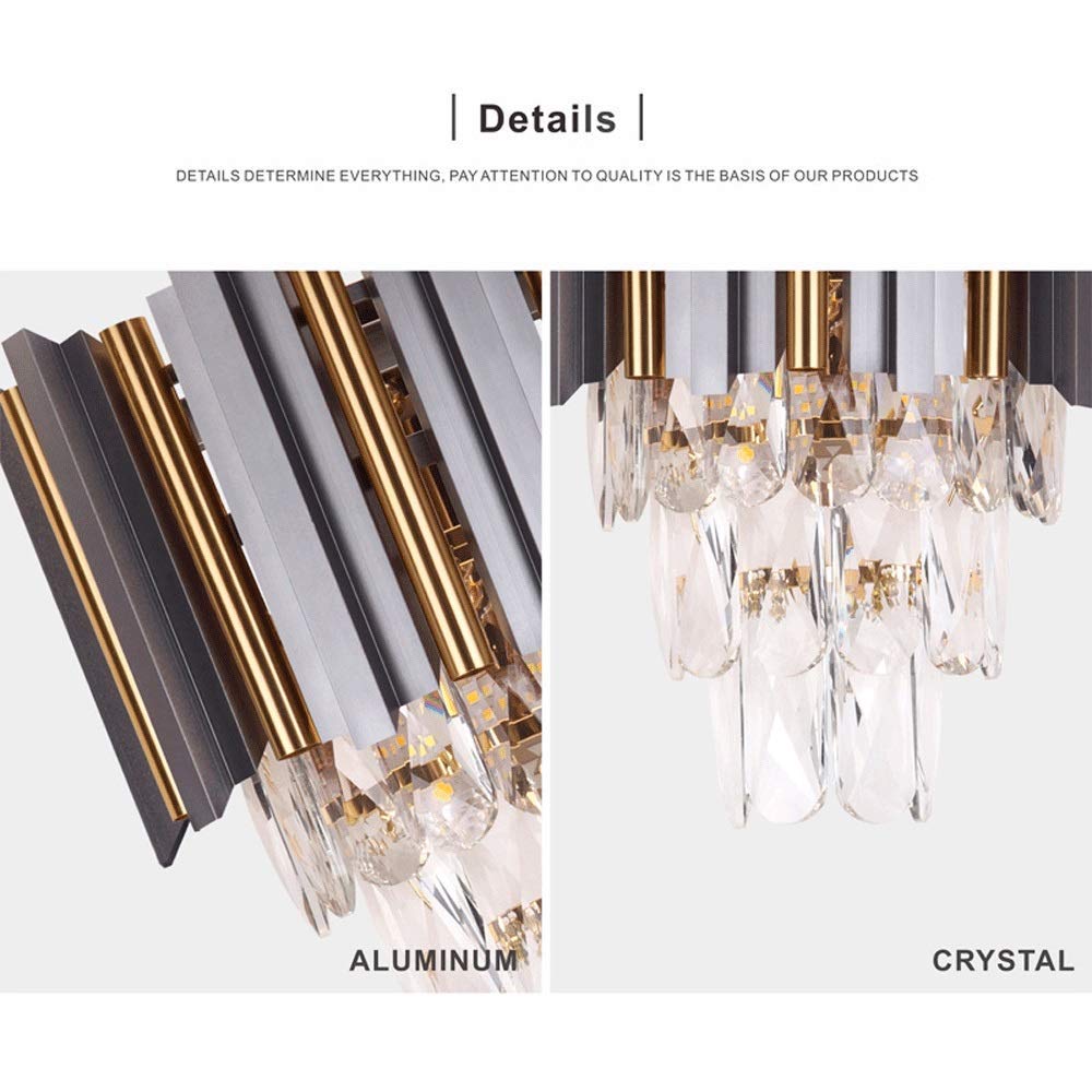 Modern Crystal Wall Sconce - 3-Tier Flush Mount Wall Light with Metal Frame & Crystal Lampshade (22cm Diameter) - Easy Installation for Bedroom, Living Room, Hallway & Bedside Decor - Perfect for Ambient Lighting, Romantic Settings & Home Interior Accents