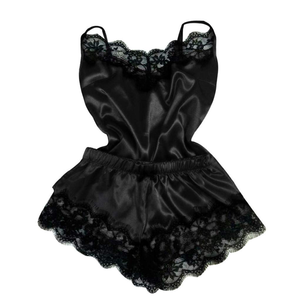 Vedolay Women's 2PC Sexy Lingerie Set - Lace Nightdress & Sleepwear Underwear for Romantic Nights & Special Occasions