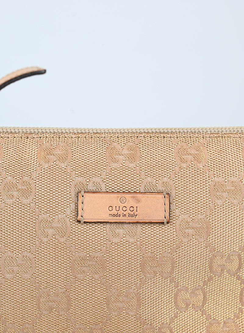 Gucci Pink Gold Fabric Handbag for Women - Elegant Designer Tote for Work, Travel & Everyday Use