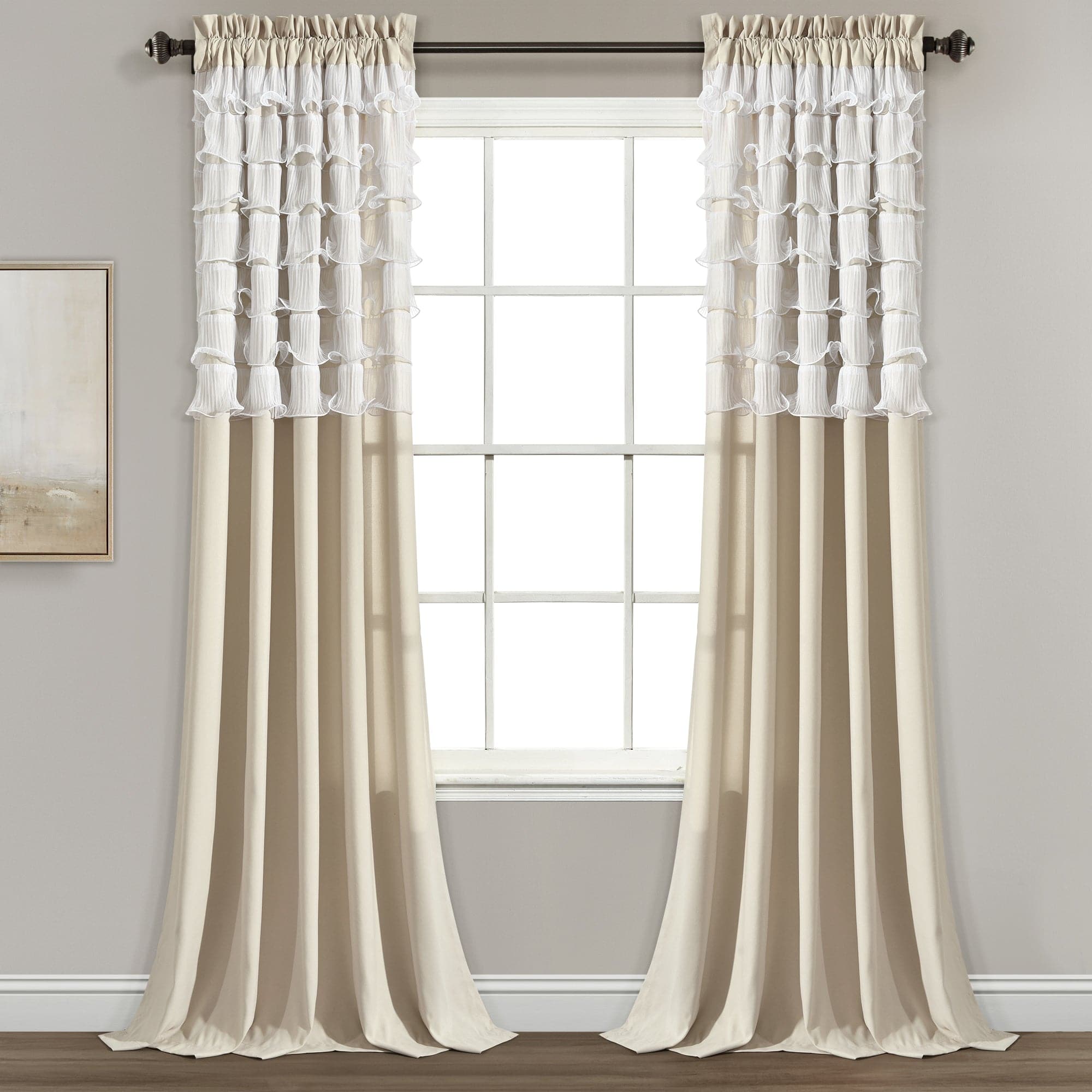 Avery Window Curtain Set - Blackout Curtains for Bedroom & Living Room - Thermal Insulated Drapes with Grommet Top - 84 Inch Length (2 Panels) - Perfect for Home Decor, Privacy & Light Blocking