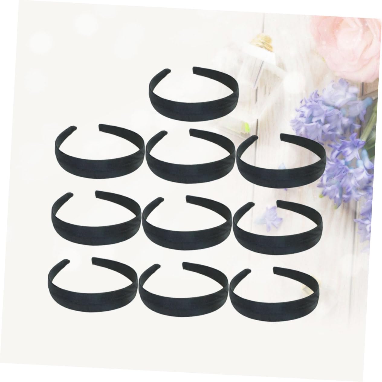 FRCOLOR 10 Pack Wide Hair Bands for Women - Fashion Headwraps & Hair Accessories for Styling & DIY