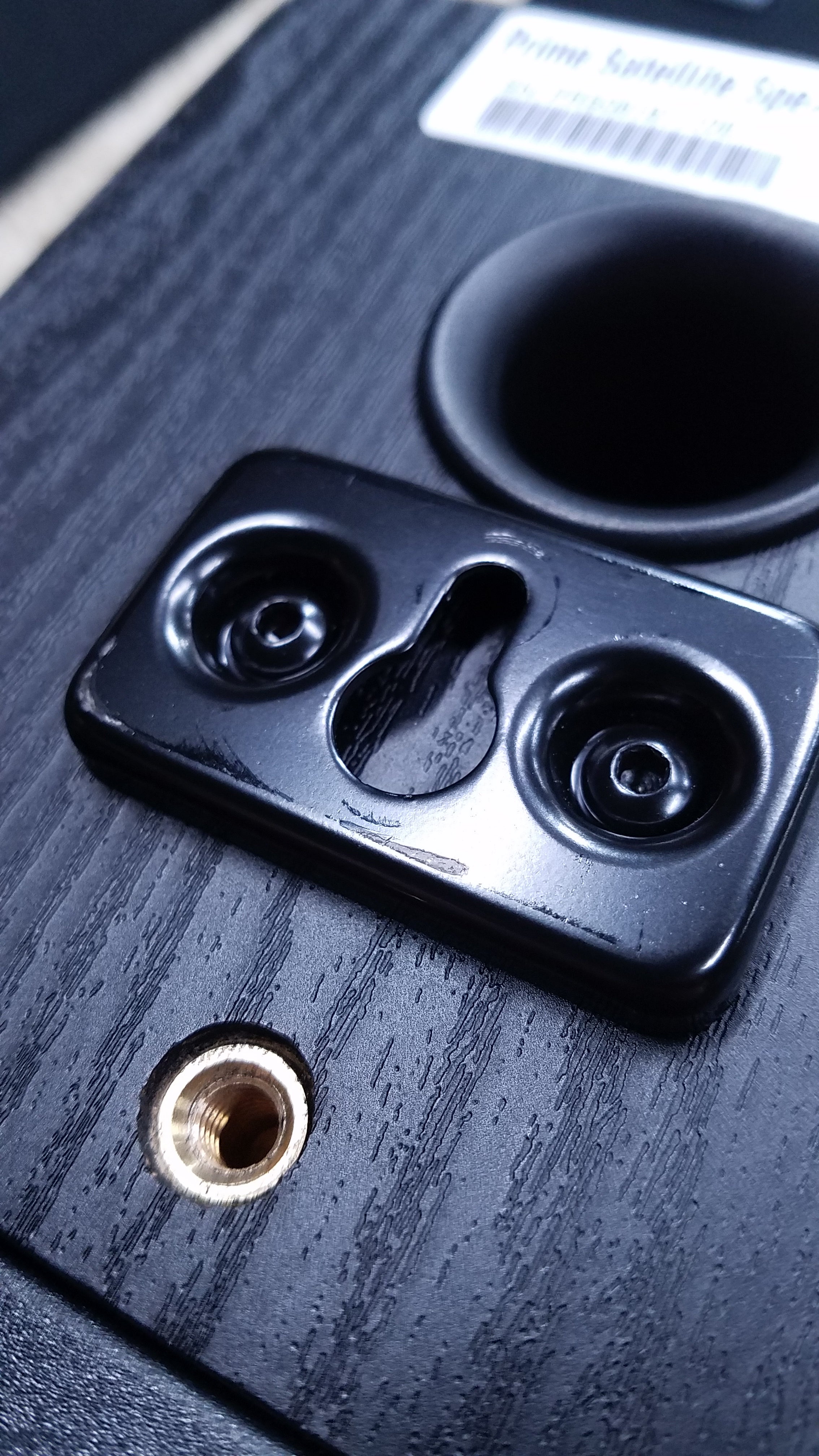 Prime Satellite Black Ash Outlet - 1212 Wall Socket for Home & Office Use - Durable and Stylish Power Outlet for Modern Living Spaces
