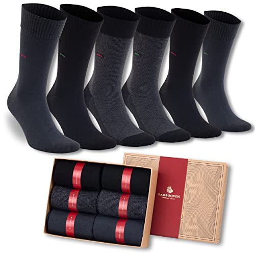 Black/Gray/Diamond (6 Pairs) Gift Box