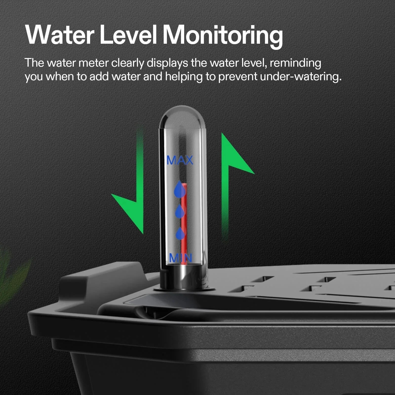 VIVOSUN FlexFeed Self Watering Fabric Pot Base with 6L Reservoir - Automatic Plant Watering System for Indoor/Outdoor Gardening, Hydroponics & Greenhouse Use