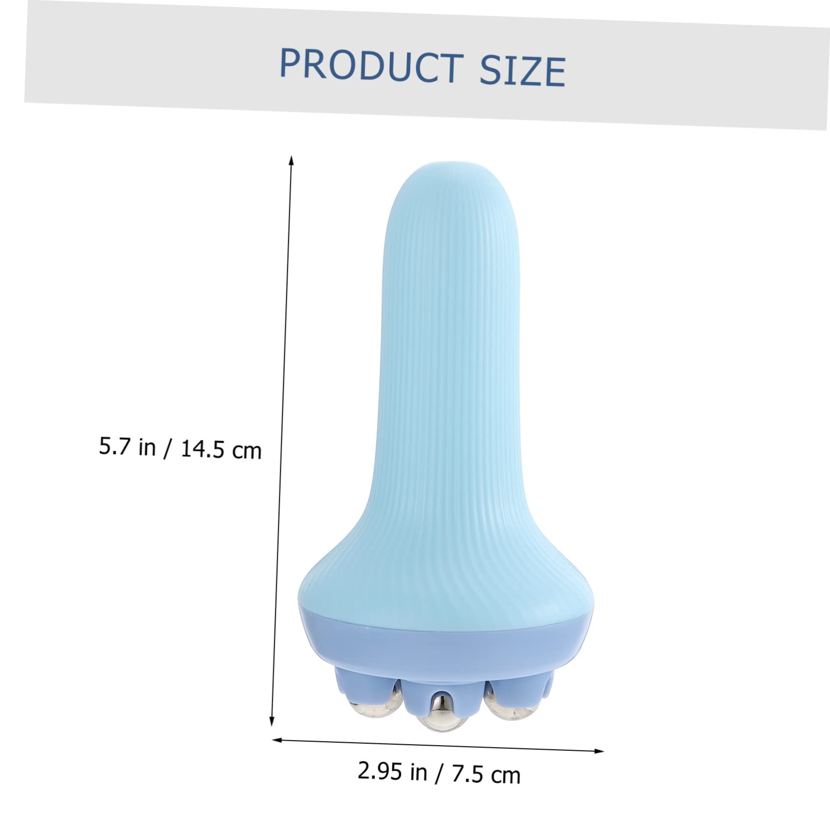 FRCOLOR 5-Piece Massage Roller Set - Handheld Body Massager, Derma Roller, Muscle Massage Stick, Neck & Back Pain Relief - Perfect for Sports Recovery, Relaxation & Skincare Routine