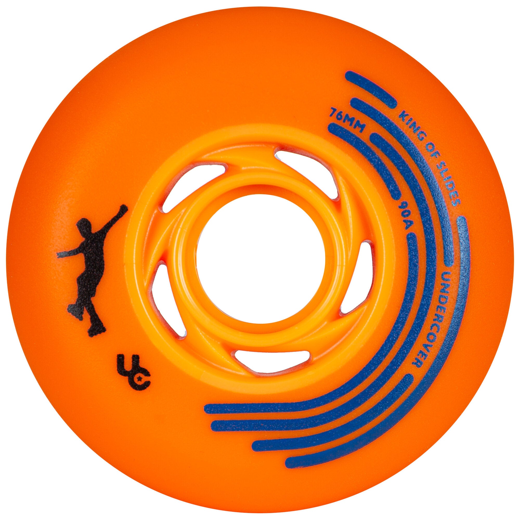 76/90A King of Slides - 4 Pack Premium Skateboard Wheels for Smooth Rides on Streets & Parks
