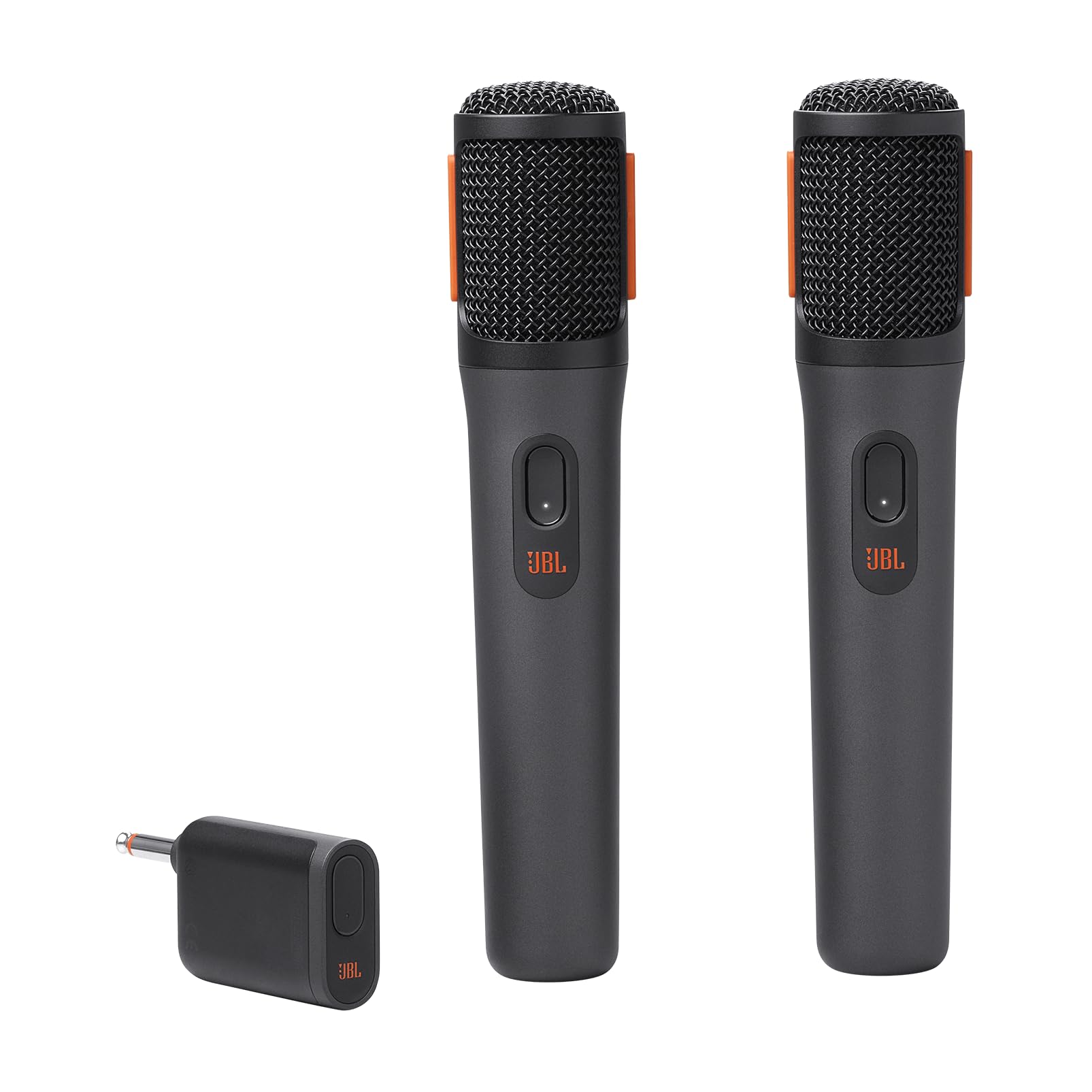 JBL PartyBox Wireless Microphone Set - 2.4GHz Digital Wireless Mic with Dongle for JBL PartyBox Speakers | 20 Hours Battery Life | Stable Connection | Perfect for Karaoke, Home Parties & Outdoor Events (Black)