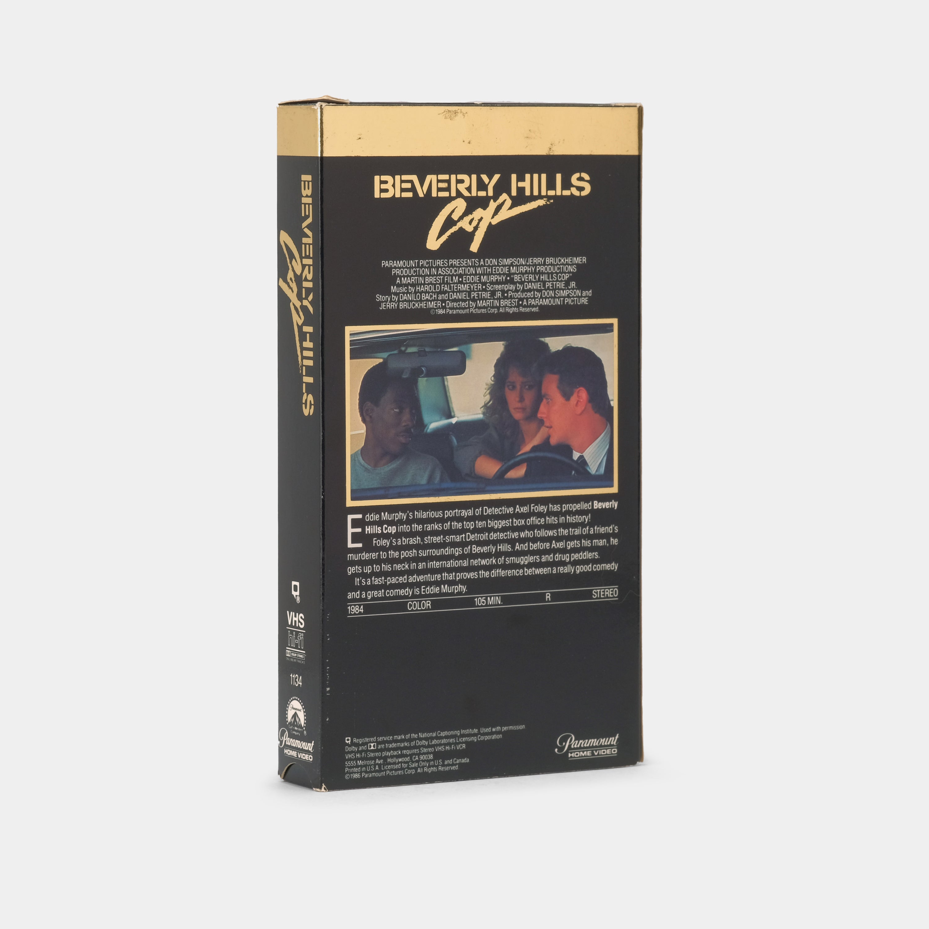 Beverly Hills Cop (Special Collector's Edition) VHS Tape - Classic 80s Action Comedy Movie for Collectors & Nostalgia Lovers