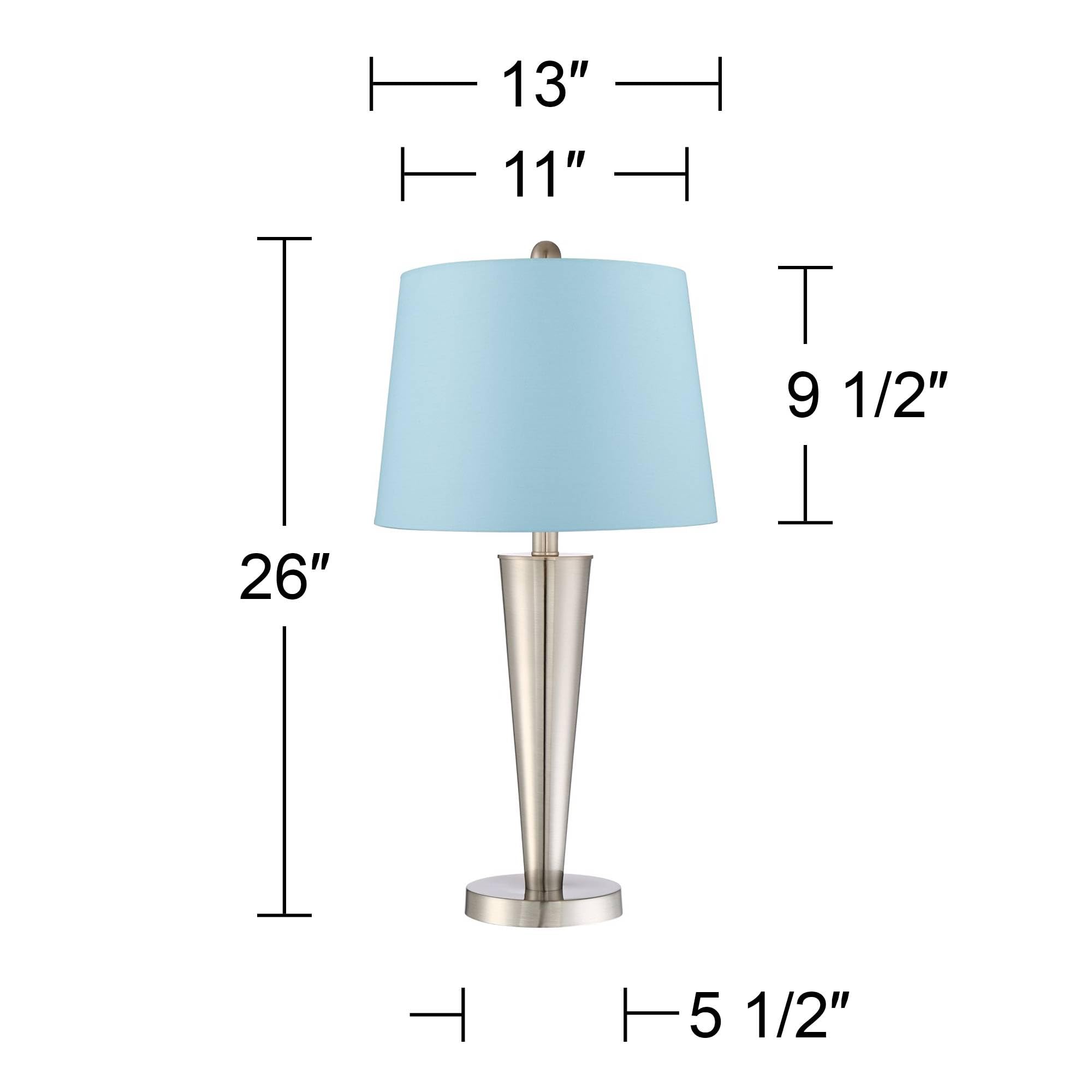 360 Lighting Geoff Modern Art Deco Style Table Lamps - Set of 2, 26