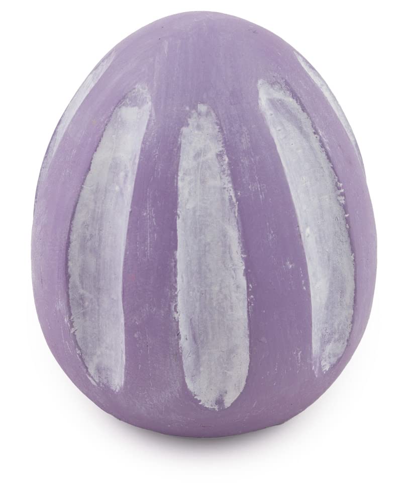 Easter Egg Tabletop Decorations - Set of 6 Pastel Carved Eggs for Spring Home Decor, Easter Party Centerpiece, and Holiday Table Setting | Boston International