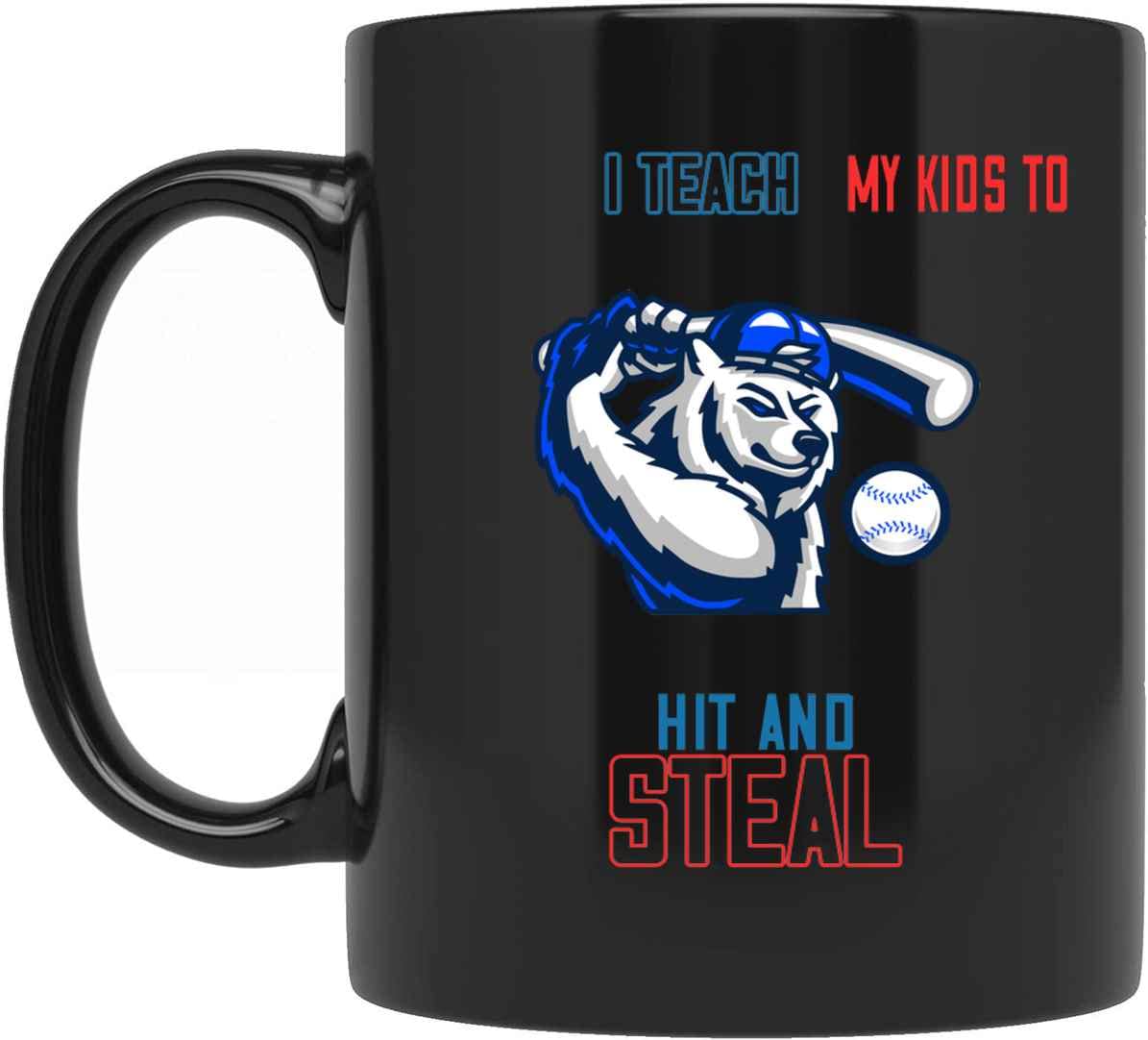 Baseball Mom Coffee Mug - Funny Baseball Bat Cup for Sports Lovers & Gifts