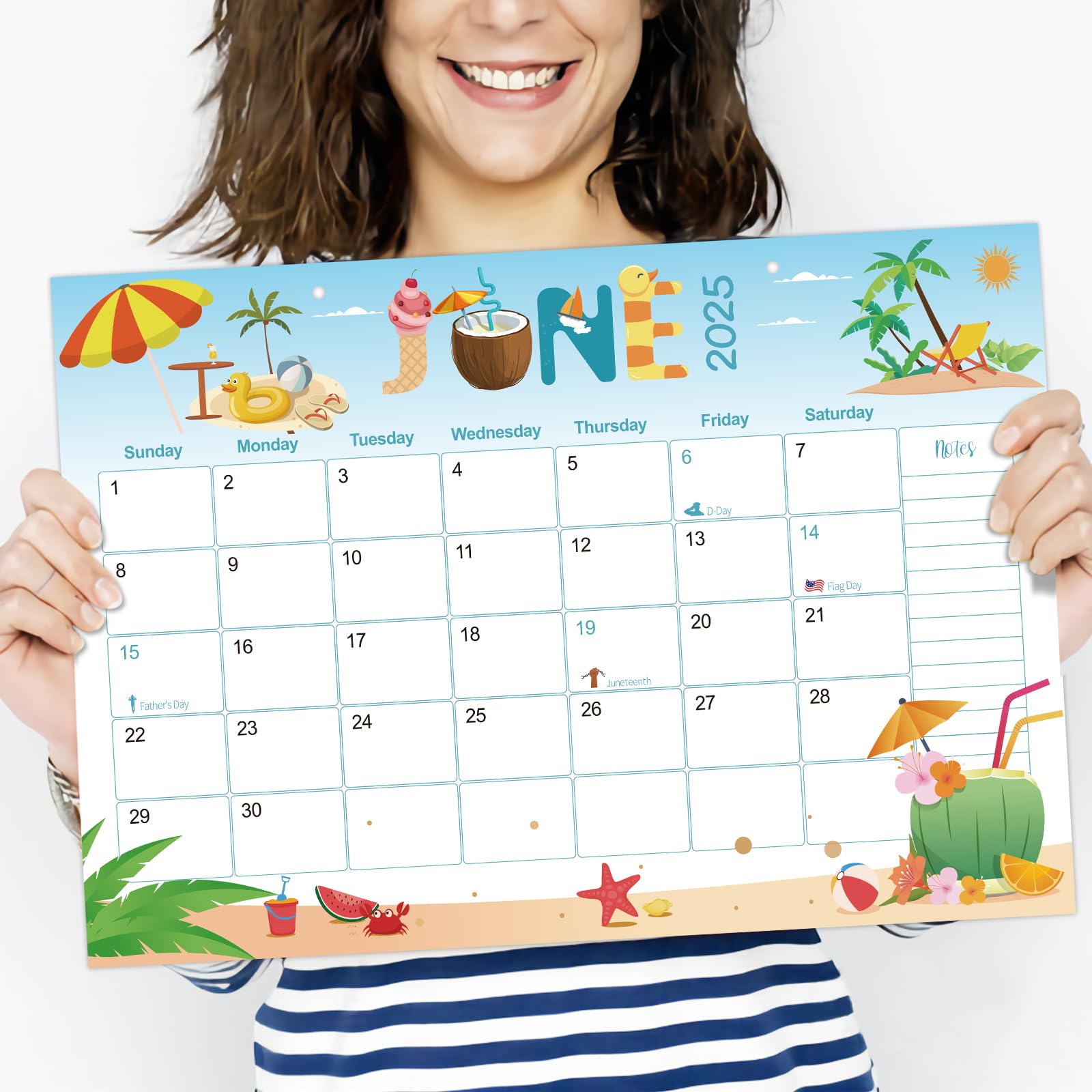 Guasslee 2025-2026 19-Month Academic Desk Calendar | Large 17x11.5 Inch Monthly Planner with Corner Protectors | Home Office Organization with Ample Writing Space | Perfect for Teachers, Students & Professionals (June 2025 - December 2026)