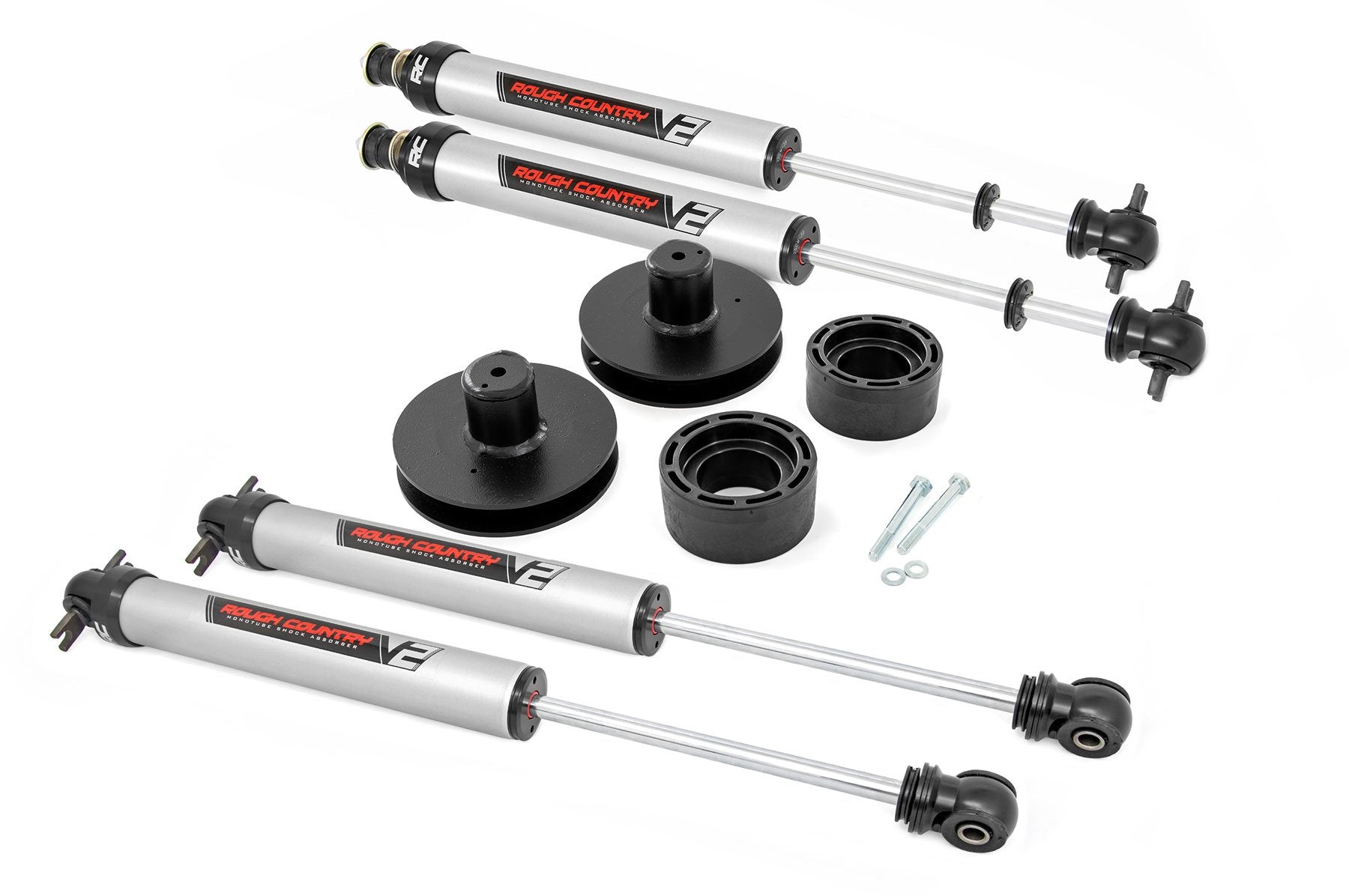 2 Inch Lift Kit for Jeep Wrangler TJ (1997-2006) & Wrangler Unlimited (2004-2006) - Heavy Duty Suspension System V2 | Off-Road Adventure & Trail Riding Upgrade