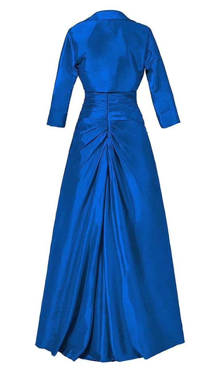 Elegant Plus Size Mother of The Bride Dresses with Jacket - Satin Long Formal Evening Gown for Wedding Party | Perfect for Wedding Ceremonies, Receptions & Special Occasions
