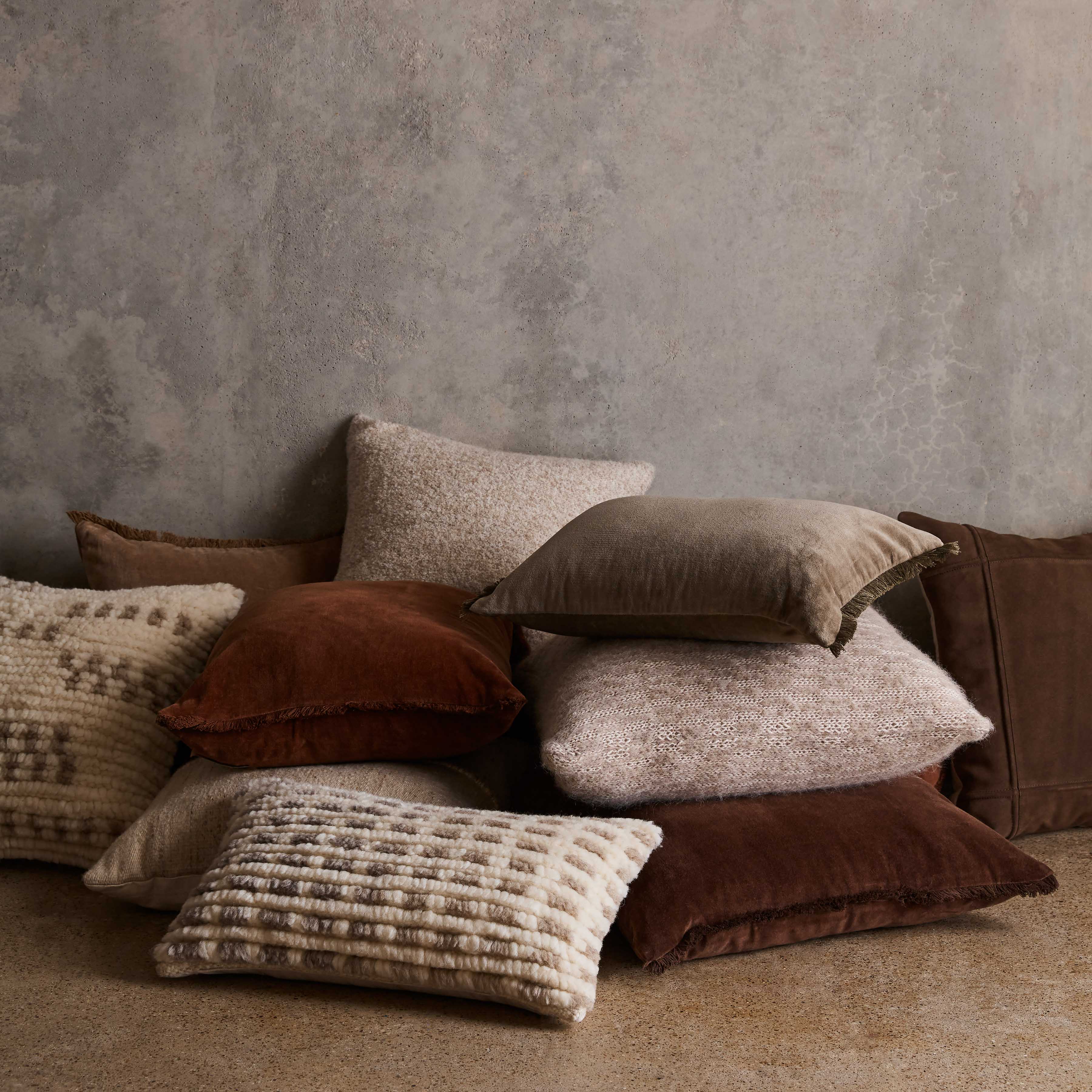Luxury Ghama Suede Pillow - Soft & Hypoallergenic Decorative Throw Pillow for Sofa, Bed, Couch - Perfect for Living Room, Bedroom & Home Decor