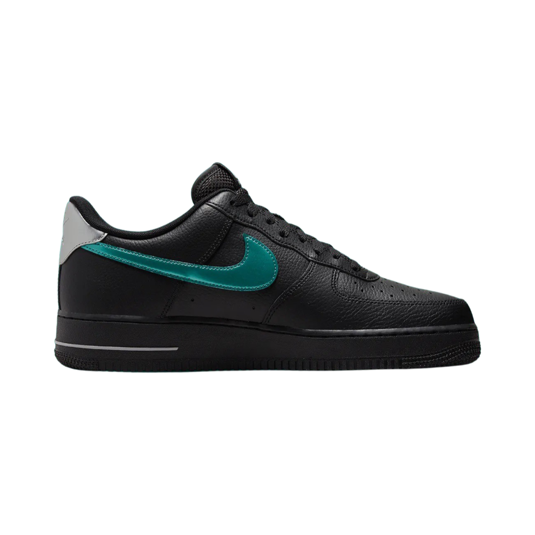 Nike Air Force 1 Low Sneakers - Black & Blue Lightning Colorway | Men's Casual Basketball Shoes for Everyday Wear & Street Style