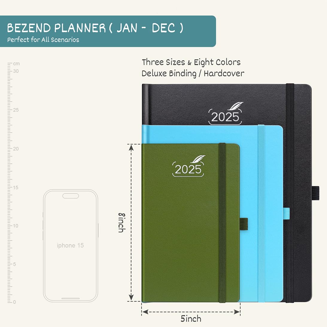 BEZEND 2025 Weekly Planner & Notebook - 5