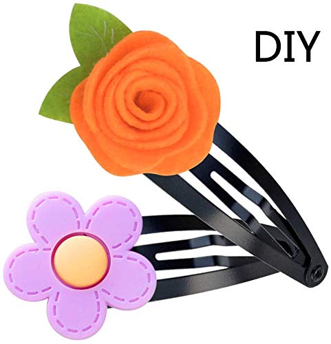 48Pcs Metal Snap Hair Clips Barrettes - 5cm Black Hair Accessories for Women, Girls & Toddlers | Perfect for School, Parties & Everyday Styling