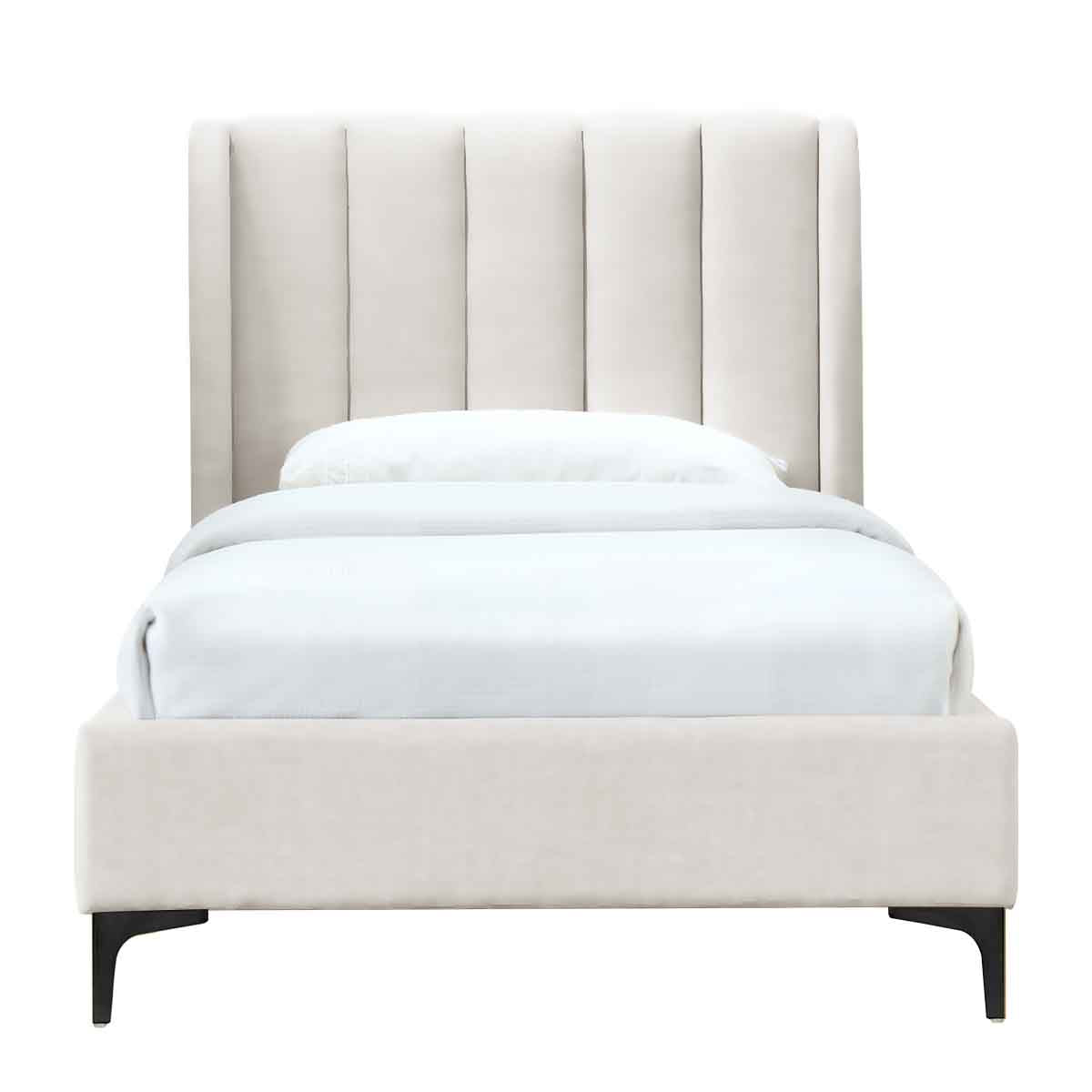 Premium Georgia Fabric Single Bed - Soft & Durable Cotton Bedding for Kids & Guest Rooms | Perfect for Dorms, Apartments & Cozy Bedrooms