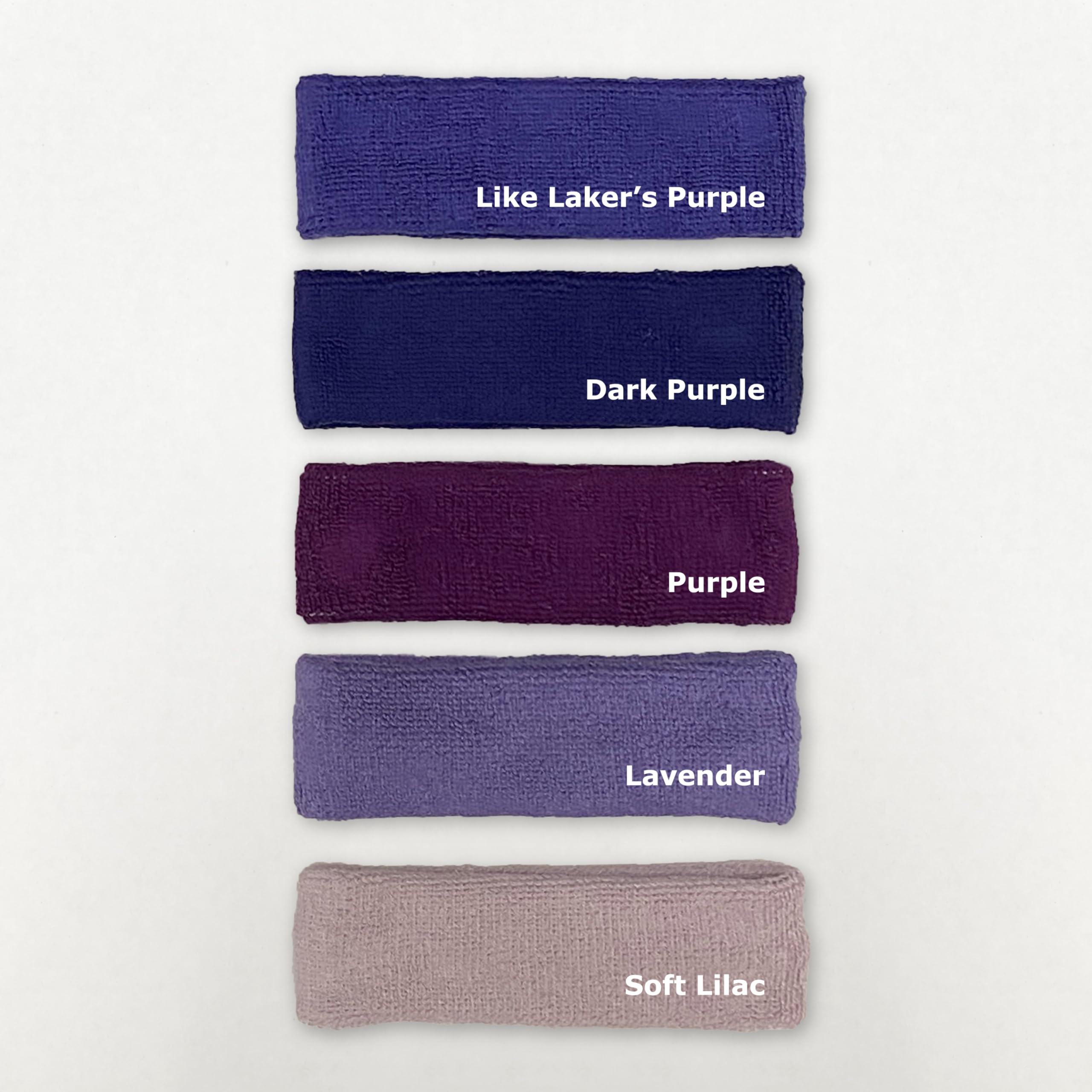 Unisex Terry Cloth Sweatbands Set - Moisture Wicking Headband & Wristband for Sports, Yoga, Running & Workouts - Sweat Absorbing Fitness Accessories for Men & Women