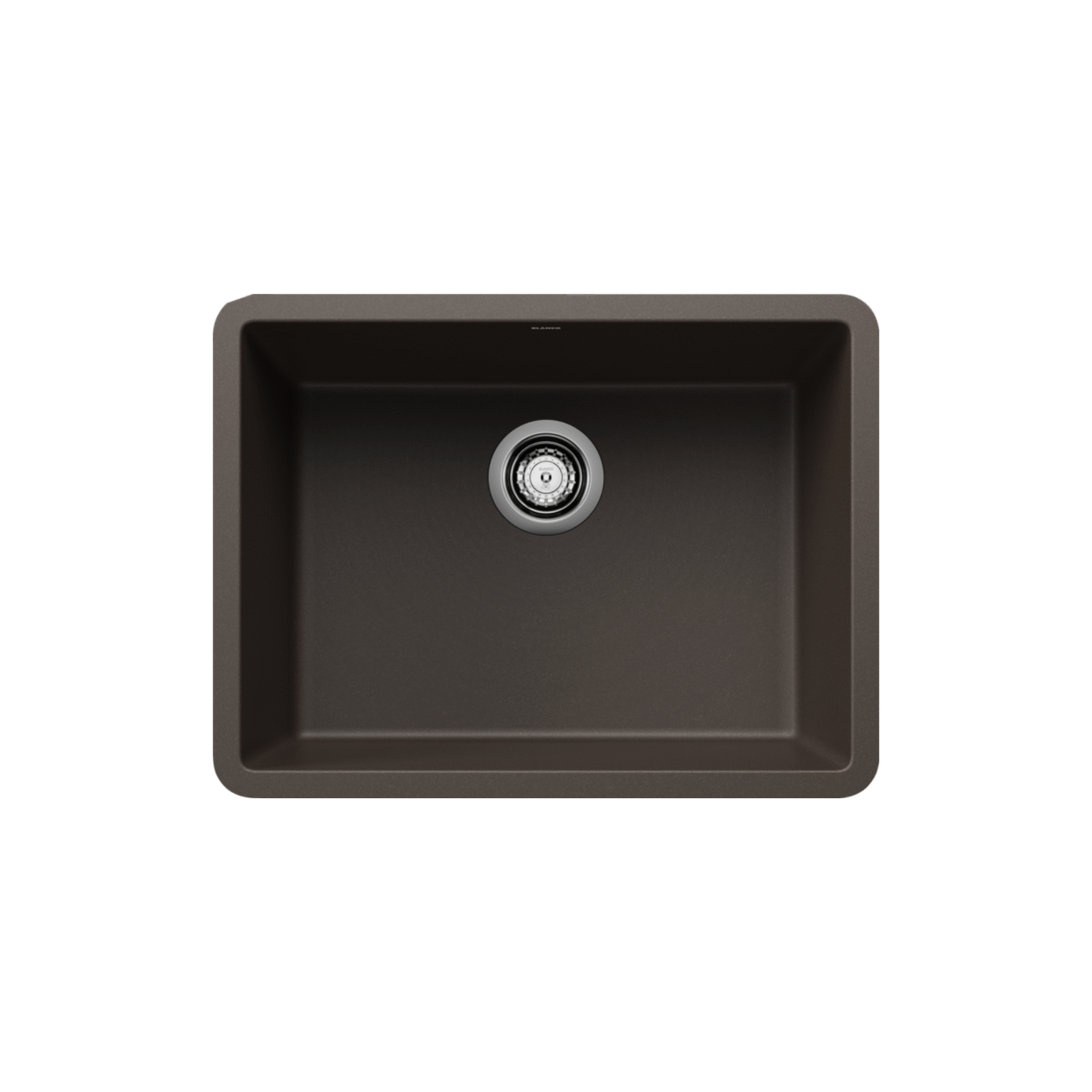 Blanco PRECIS 24-Inch Undermount Single Bowl SILGRANIT Kitchen Sink - Durable Composite Granite Sink for Modern Kitchens | Perfect for Food Prep, Dishwashing & Busy Households