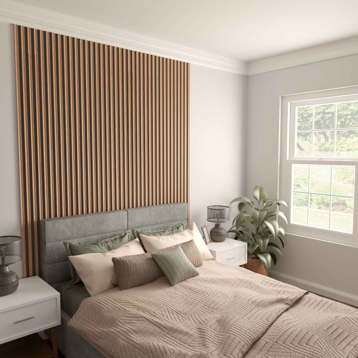 Premium Stain-Grade Hardwood Slats - Concave Design for Custom Furniture & DIY Projects - Perfect for Cabinets, Shelving, and Home Decor
