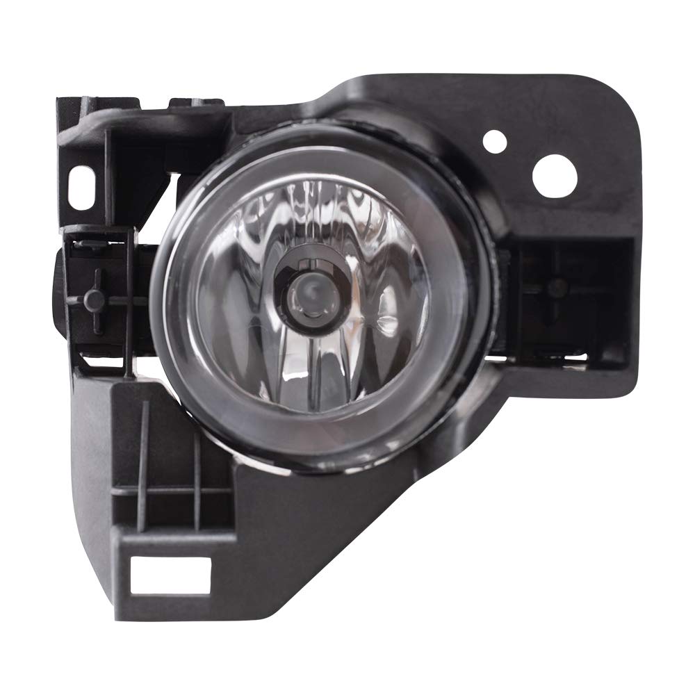 Brock Replacement Fog Lights for 09-14 Nissan Maxima - Driver & Passenger Side Lamps with Brackets (Compatible with Part Numbers 26915-9N00A & 26150-9B91C) - Perfect for Night Driving and Low Visibility Conditions