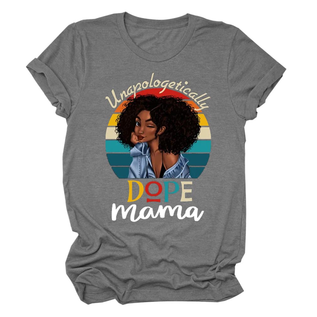 Funny Mama T-Shirt for Women - Cute Graphic Tee Short Sleeve Casual Top | Perfect for Mom Life, Summer Outfits & Everyday Wear