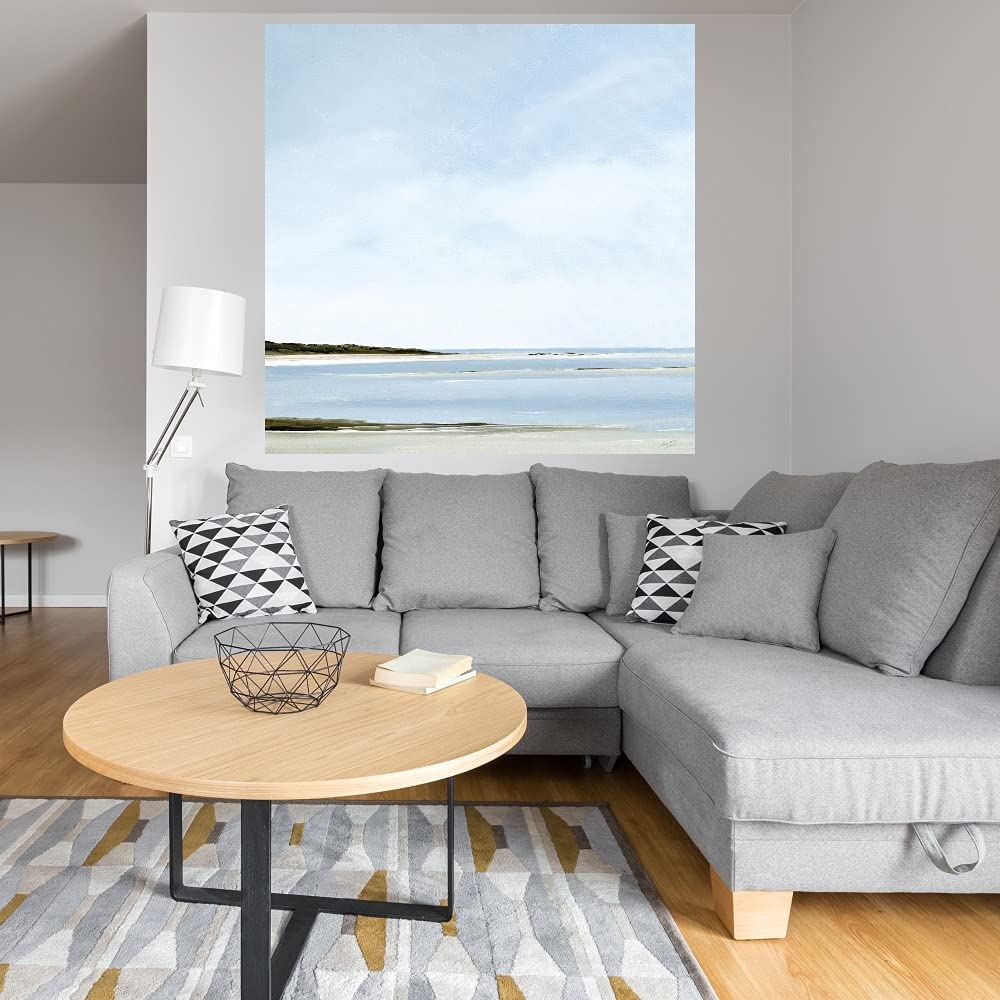 Rick Fleury Fine Art Canvas Wall Decor - 22x22 Inch Ready to Hang Painting for Living Room, Bedroom, Office & More - Modern Abstract Canvas Art for Home & Commercial Spaces