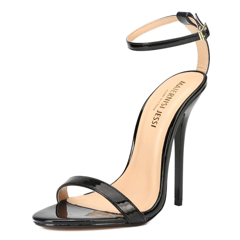 MAIERNISI JESSI Strappy High Heel Sandals for Women & Men - Sexy Stiletto Heels for Party, Wedding, Date Night & Summer Outfits