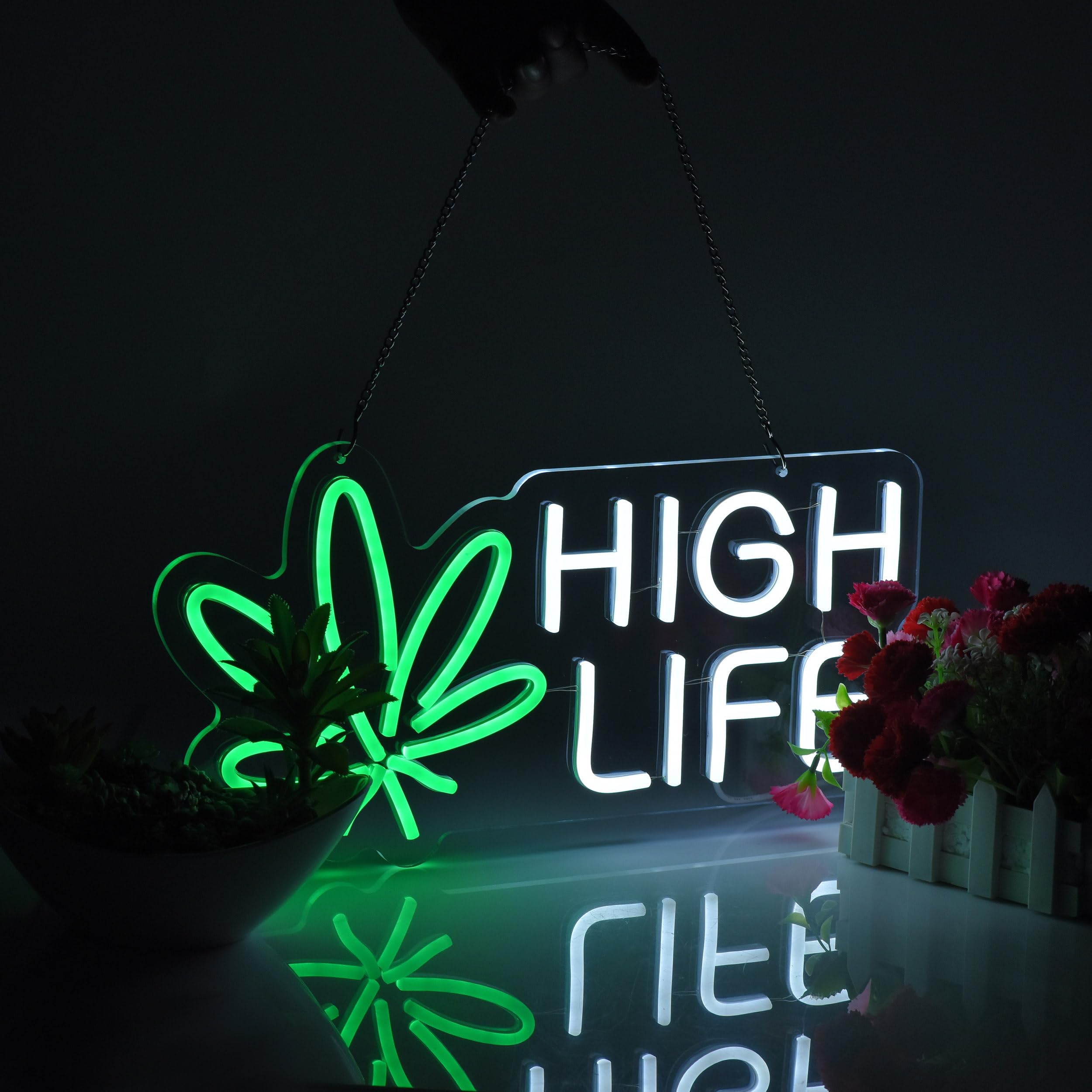 Dimmable LED Neon Sign for Wall Décor - Bedroom, Bar, Office Lighting