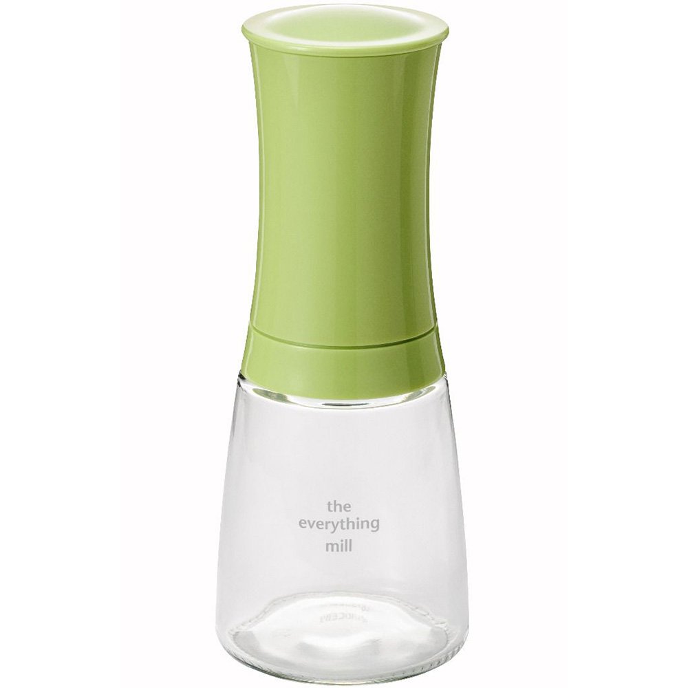 Kyocera Advanced Ceramics Adjustable Pepper Salt Spice Grinder Mill with Ceramic Mechanism - Perfect for Kitchen, Dining Table & Gourmet Cooking (Apple Green)