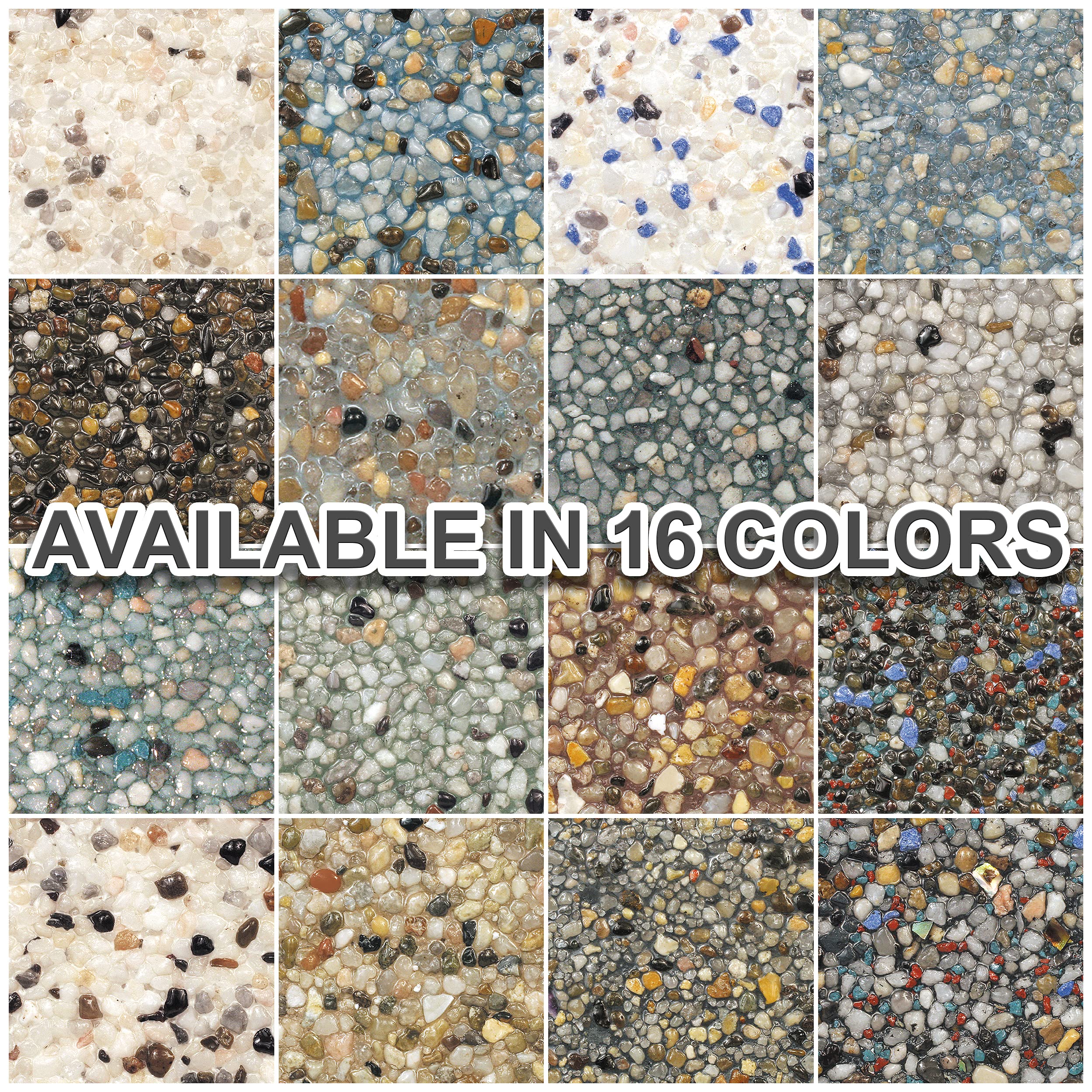 Pool Patch Pool Pebble Repair Kit - 50 lb Sand Mini Pebbles for Pool Resurfacing & Crack Repair | Perfect for Inground & Above Ground Pools, Spas, and Water Features