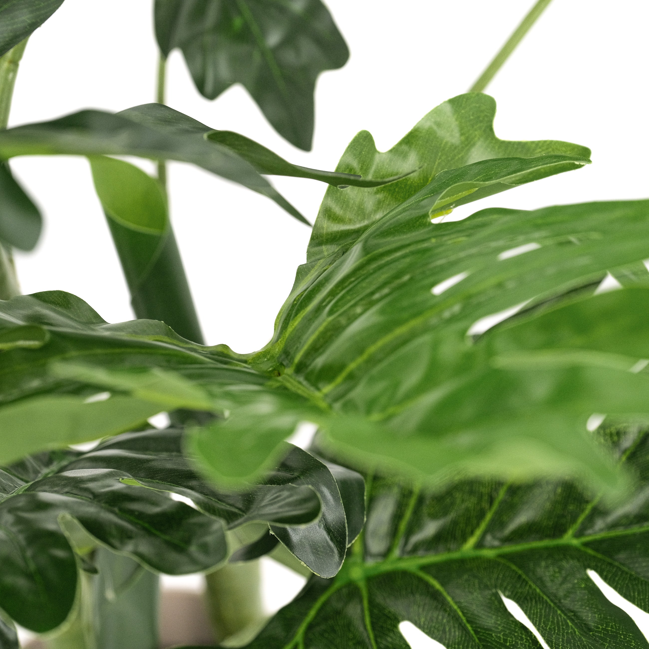 60cm Artificial Philodendron Plant - Lifelike Faux Greenery for Home Decor, Office, Living Room & Indoor Spaces - Perfect for Shelves, Desks & Tabletop Displays
