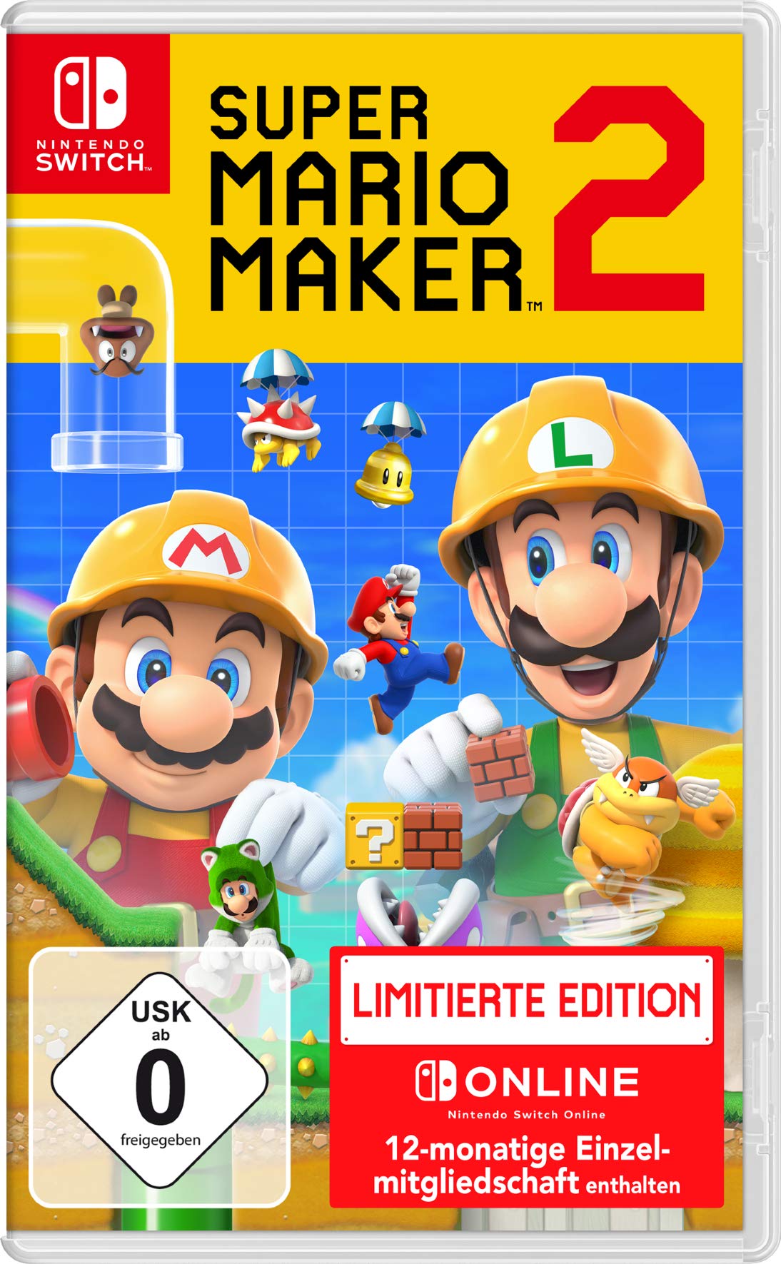 Super Mario Maker 2 Limited Edition - Nintendo Switch Game | Create & Play Custom Mario Levels | Perfect for Family Game Nights & Multiplayer Fun