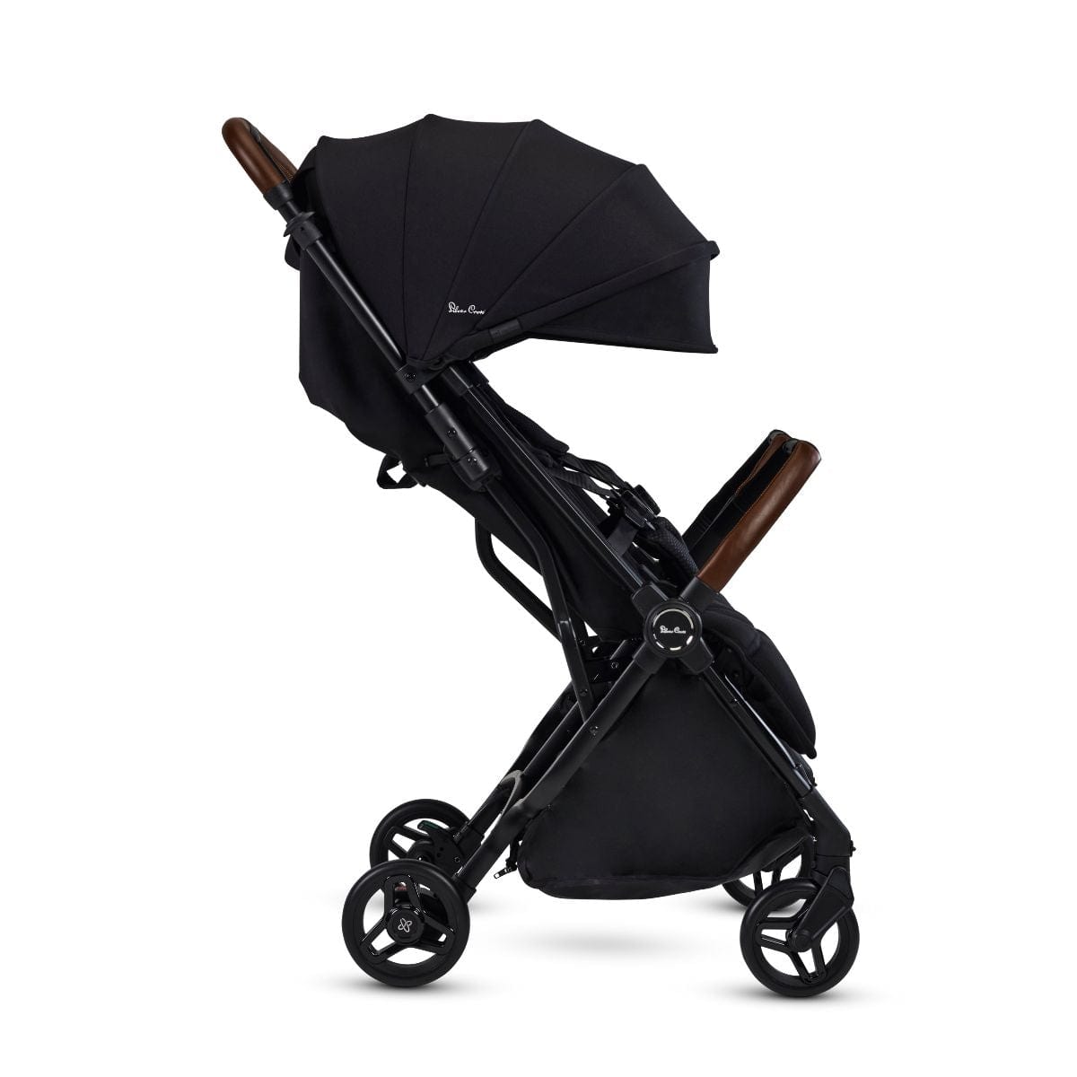 Silver Cross Jet Double Stroller - Lightweight Compact Travel Stroller for Twins, Black | Perfect for Air Travel, Shopping & City Walks